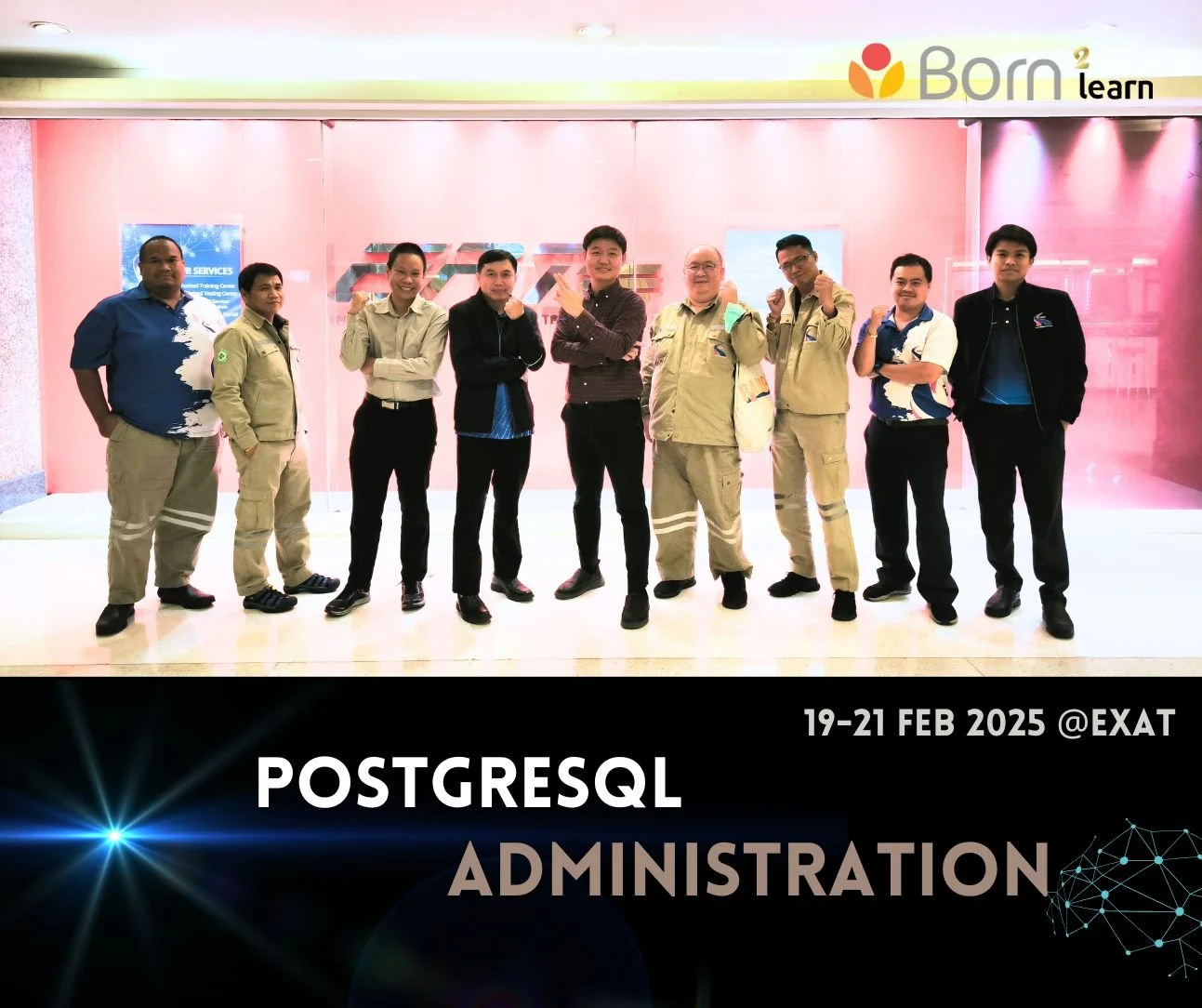 อบรม PostgreSQL Administration (19-21 ก.พ. 2568)@EXAT — Born2Learn
