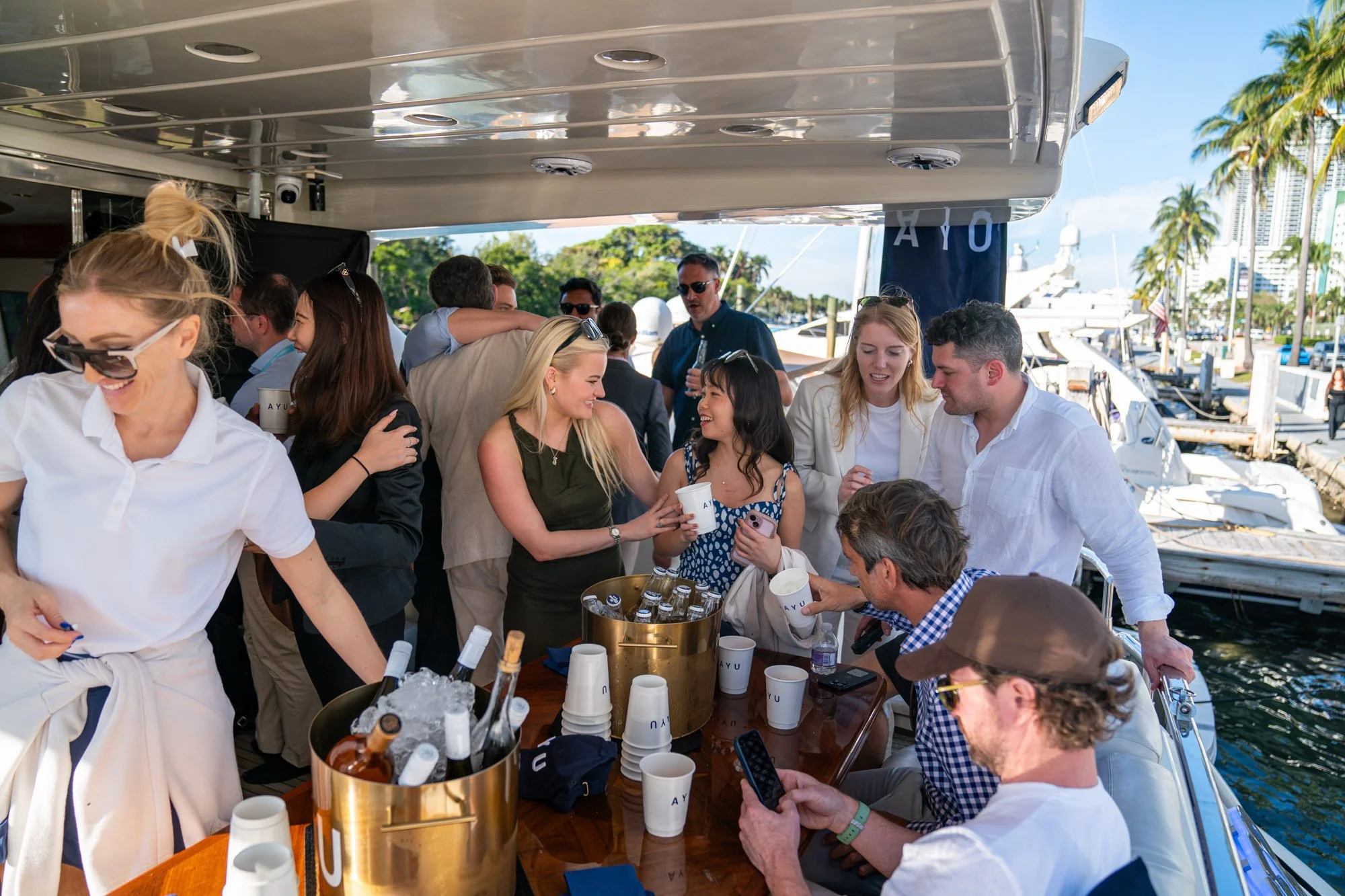 The AYU Yacht HQ - Afternoon Networking Day 2