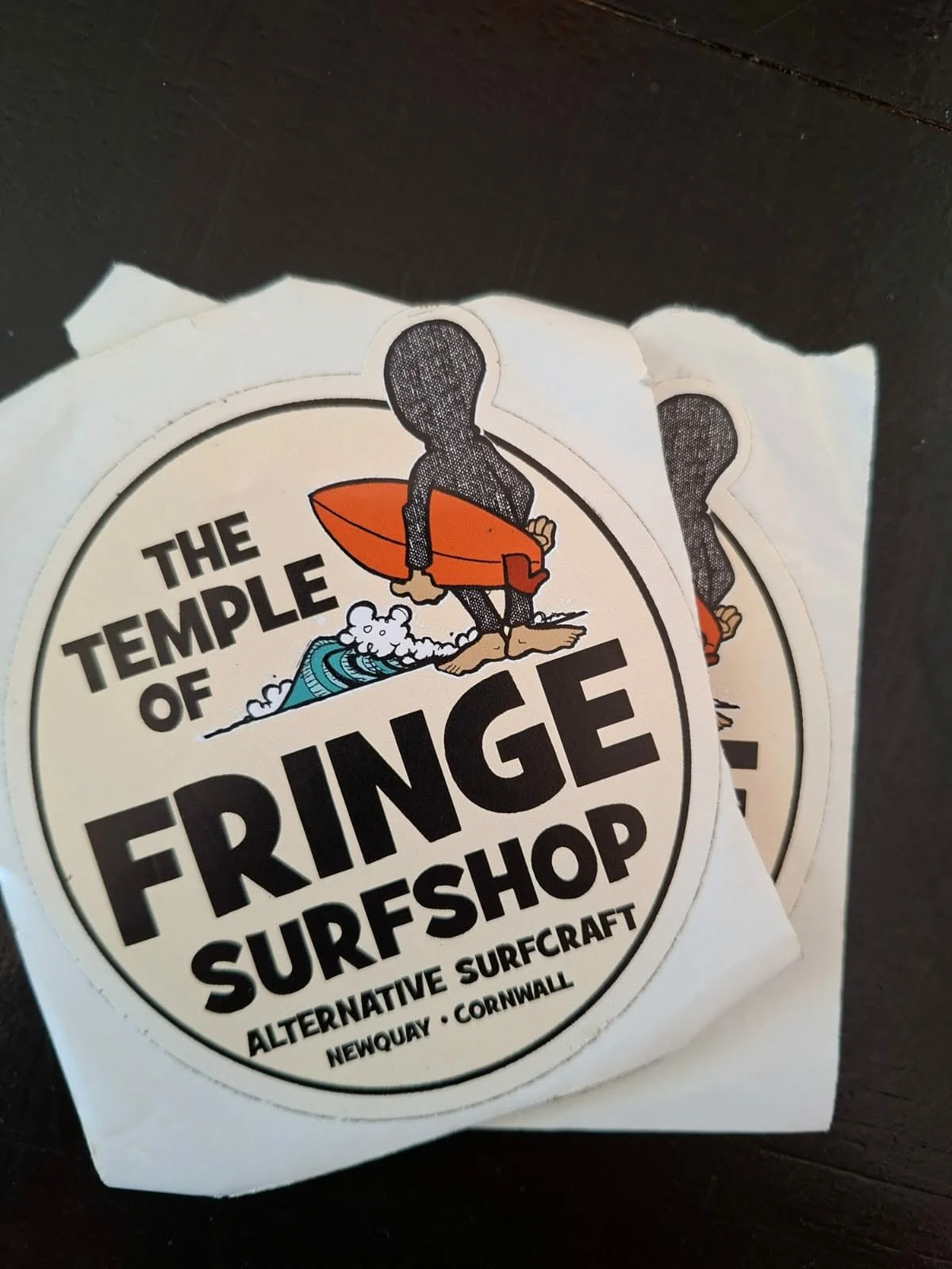 The temple of Fringe stickers