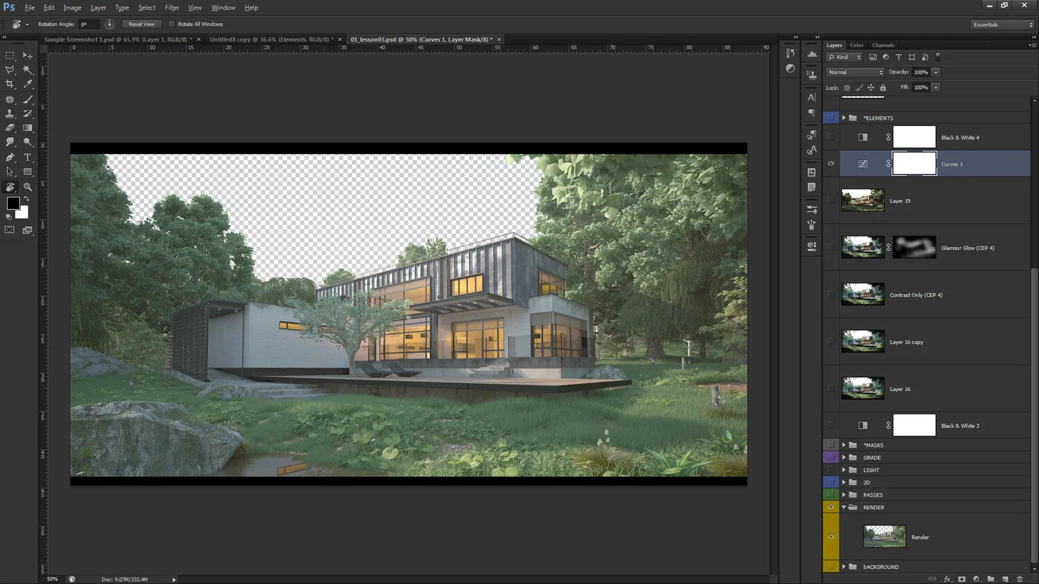 product_depthlighting — Arqui9 Learn - Architectural Visualisation Learning