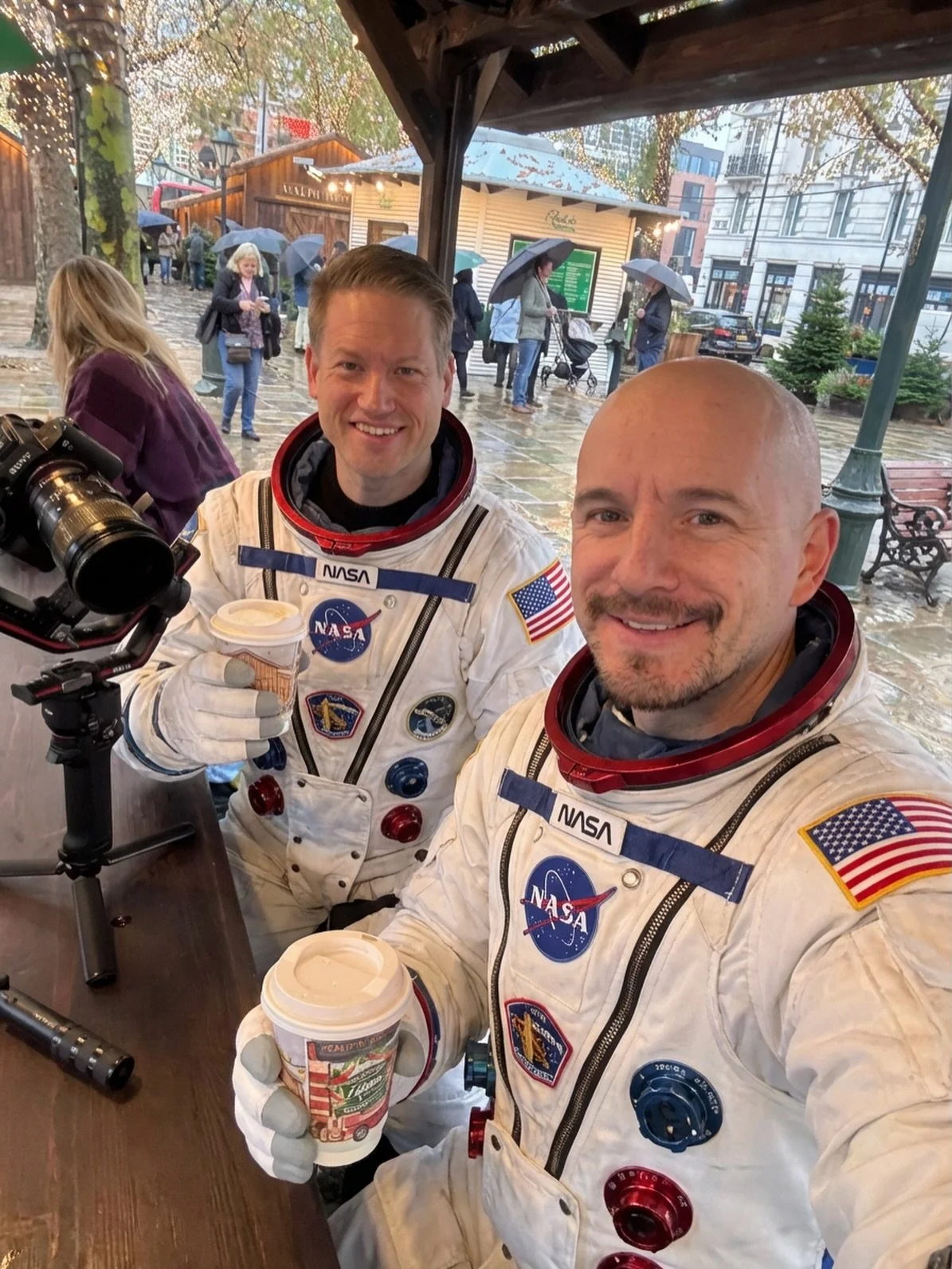 The coffee pricing felt wildly unrealistic. At least we had time to plan the next shoot. @stevelaurence @martinlaurence 

#film #londonfilming #londoncontentcreator #surreycontentcreator #sloansquare