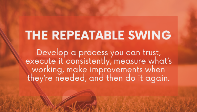 The Repeatable Swing: Success Is a Process