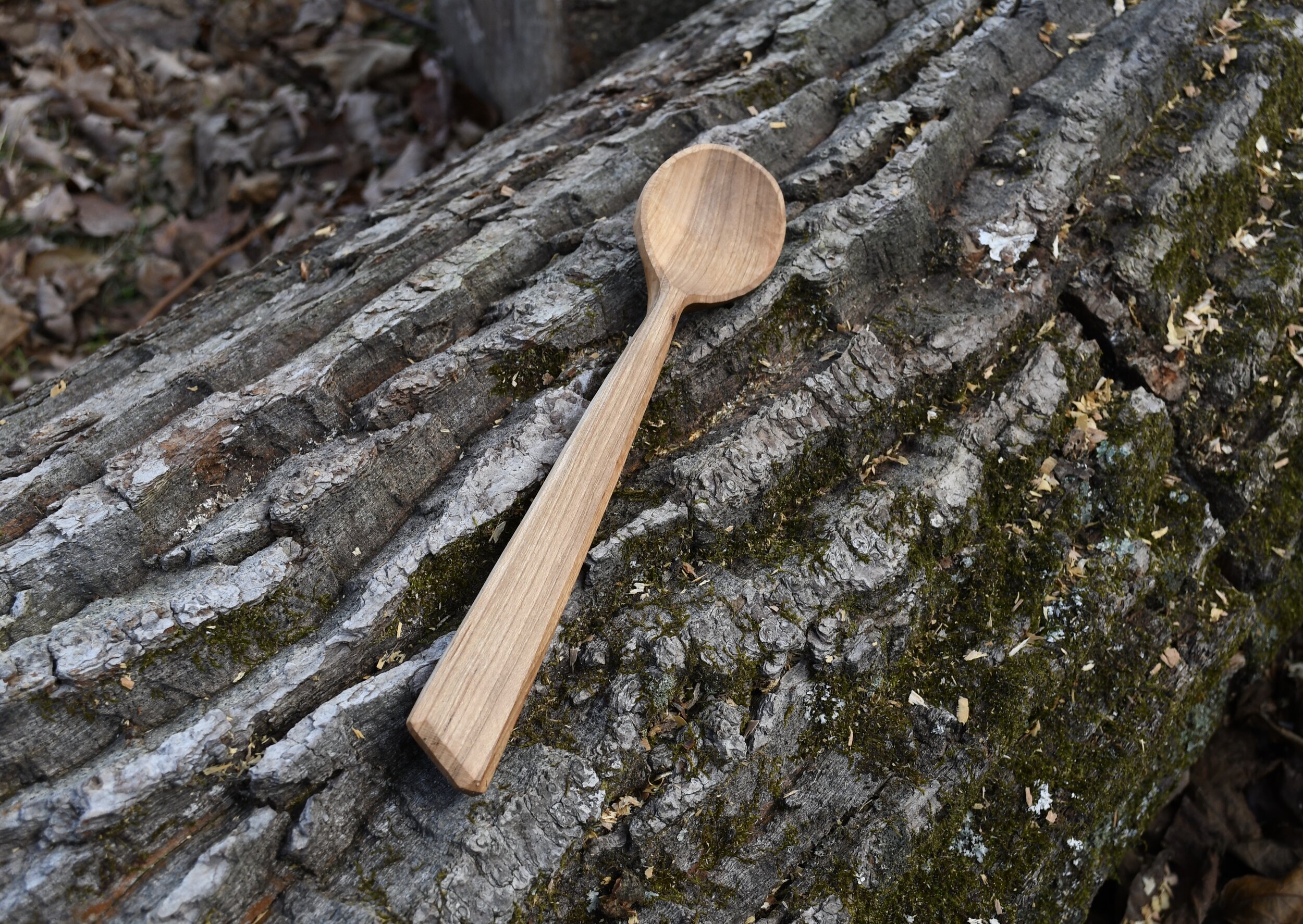 Carved Cherry Spoon