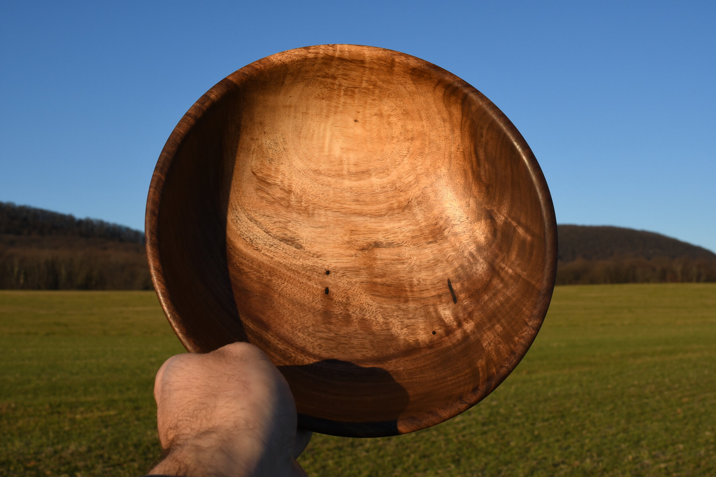 Curly Walnut Bowl