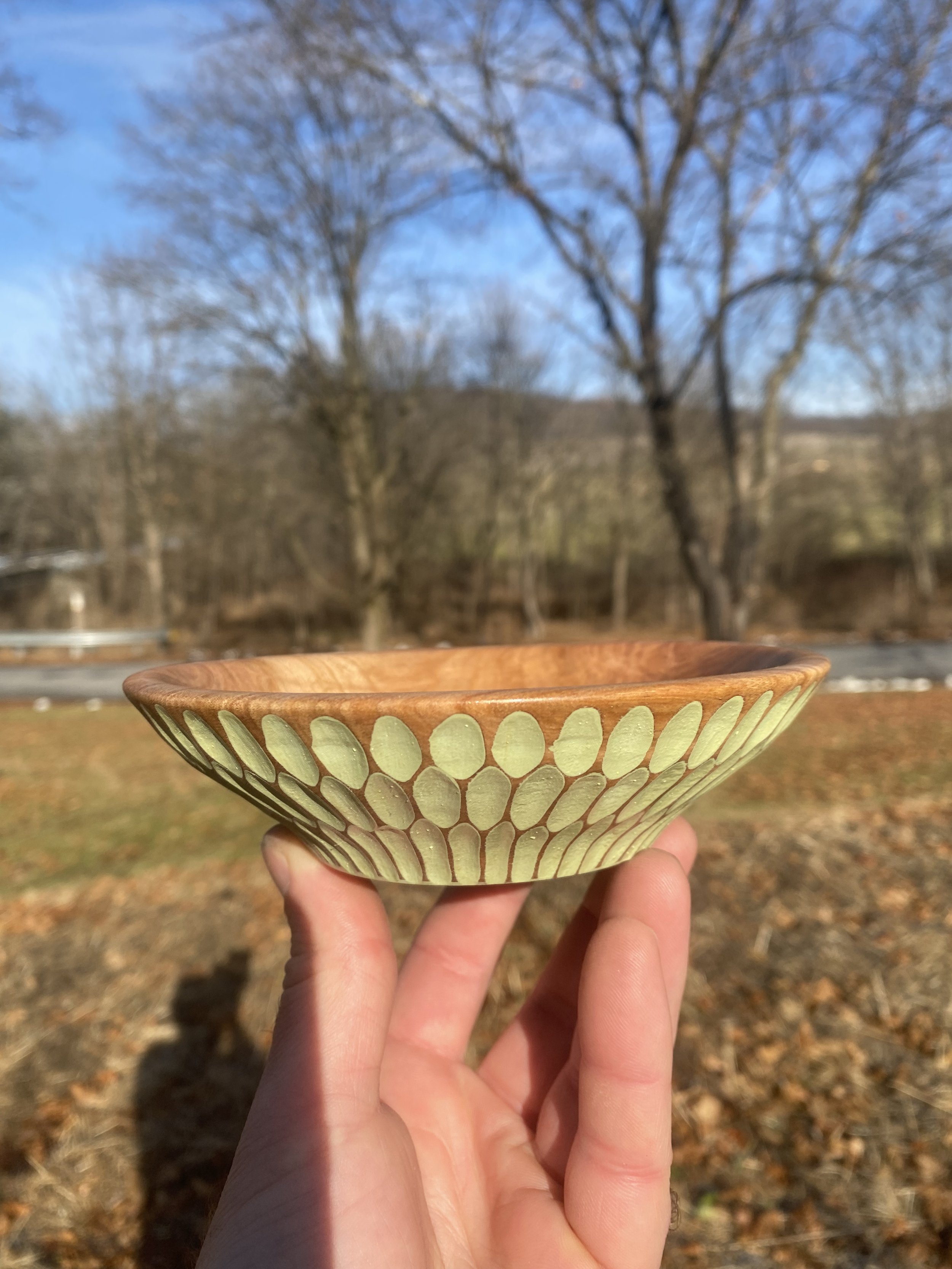 Green bowl for Harriett