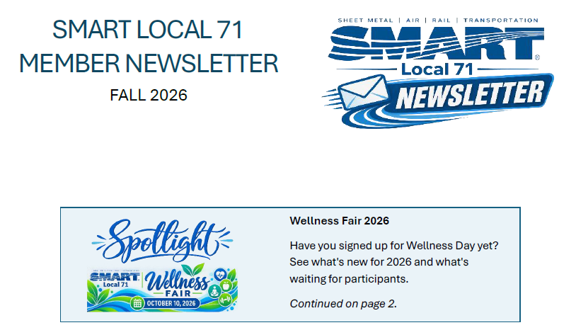 Fall 2026 Newsletter