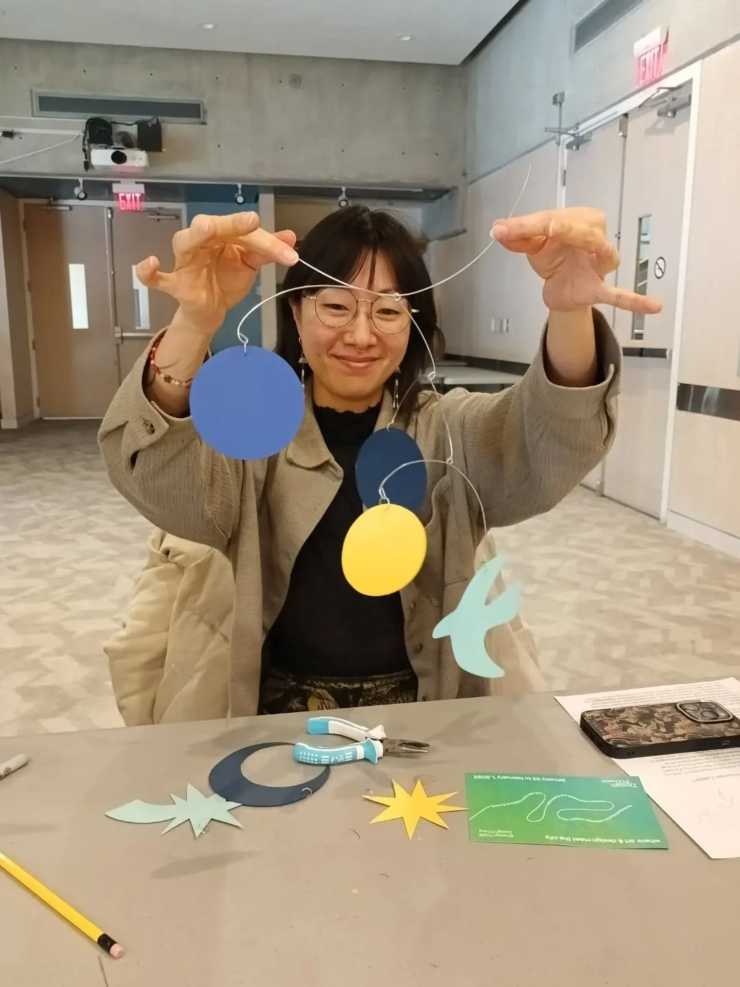 So much joy at the mobile-making workshop in Richmond Hill yesterday. 

Everybody's mobile was so unique. Thanks to everyone for coming out in this cold winter weather. My heart is full. 

And thanks for having me @richmondhillpl! This is one of the 