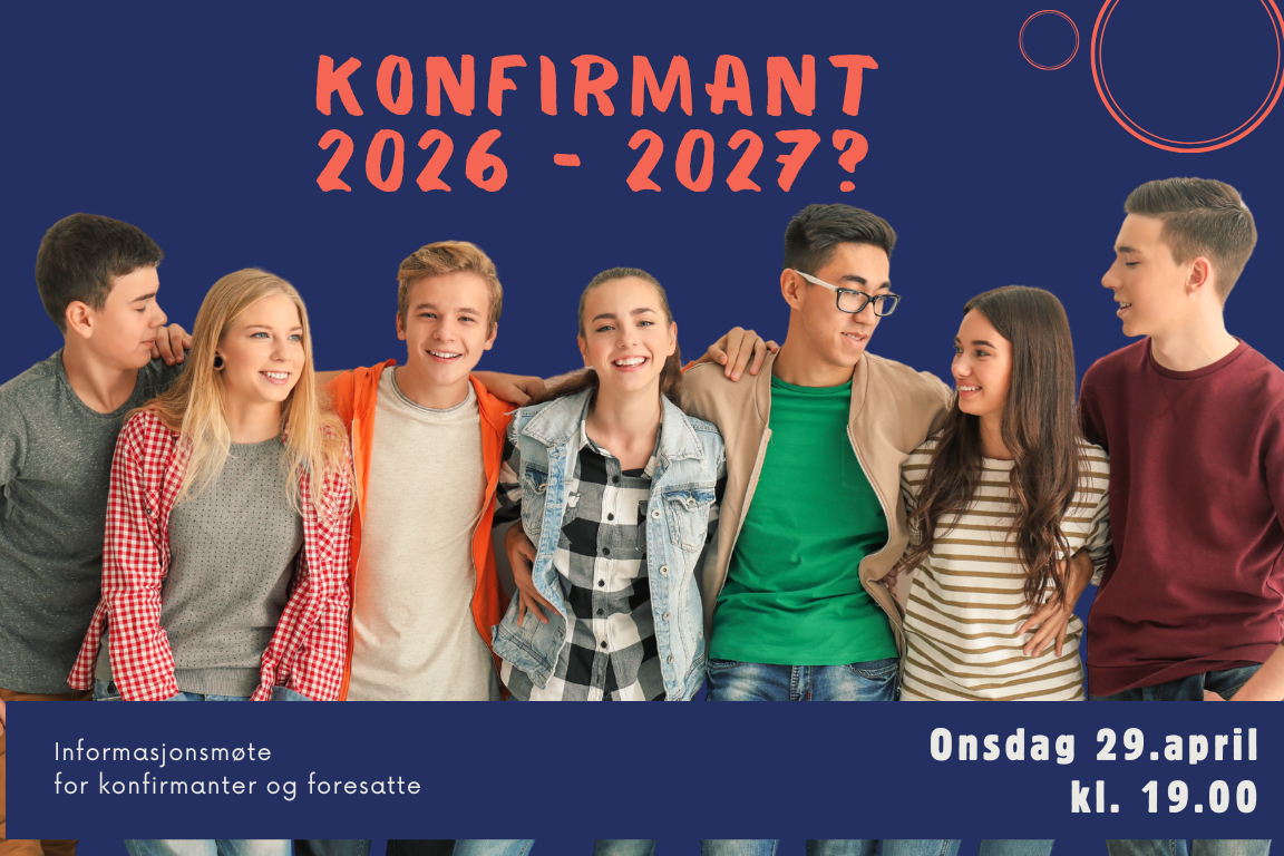 Informasjonsmøte for neste års konfirmanter 