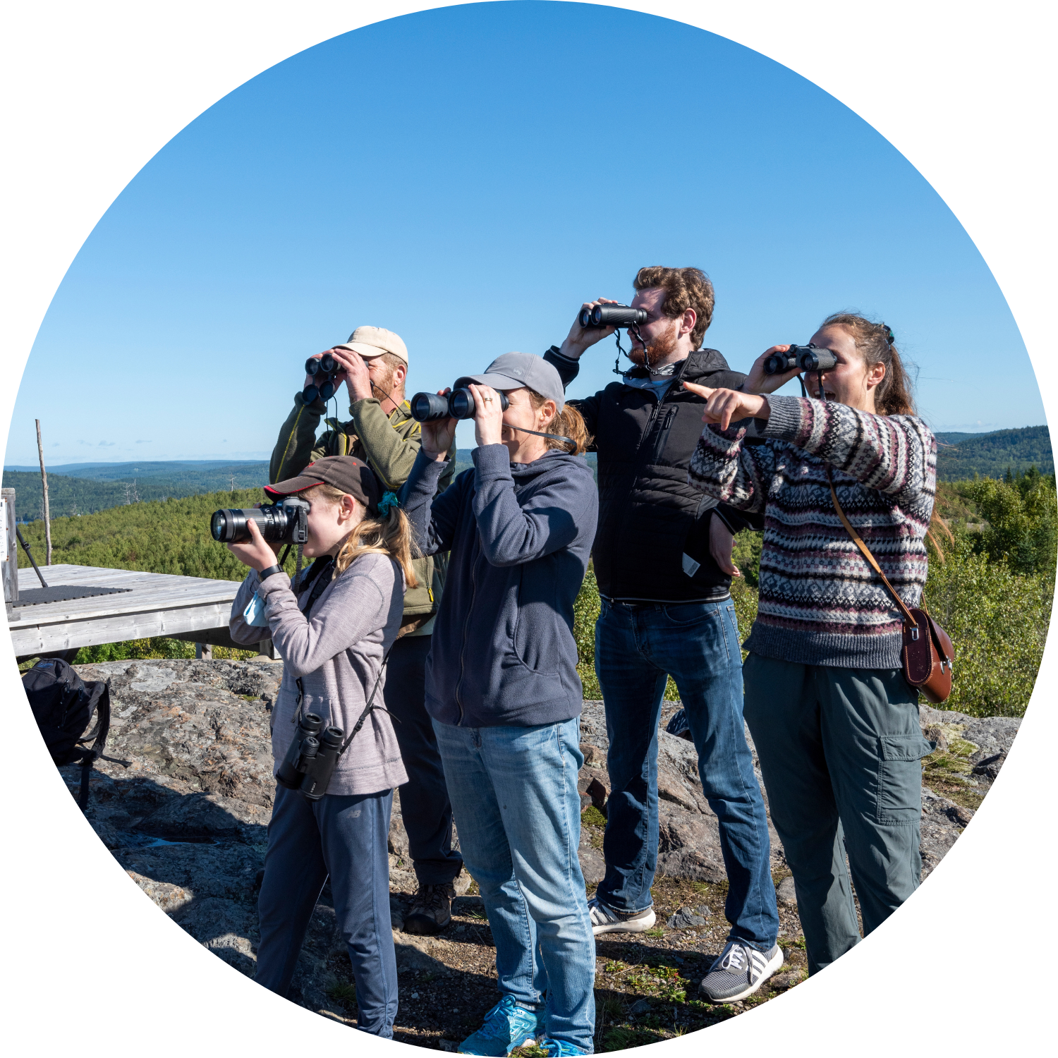 Hawk Watch Event at Greenlaw Mountain in St. Andrews — Nature Trust of ...