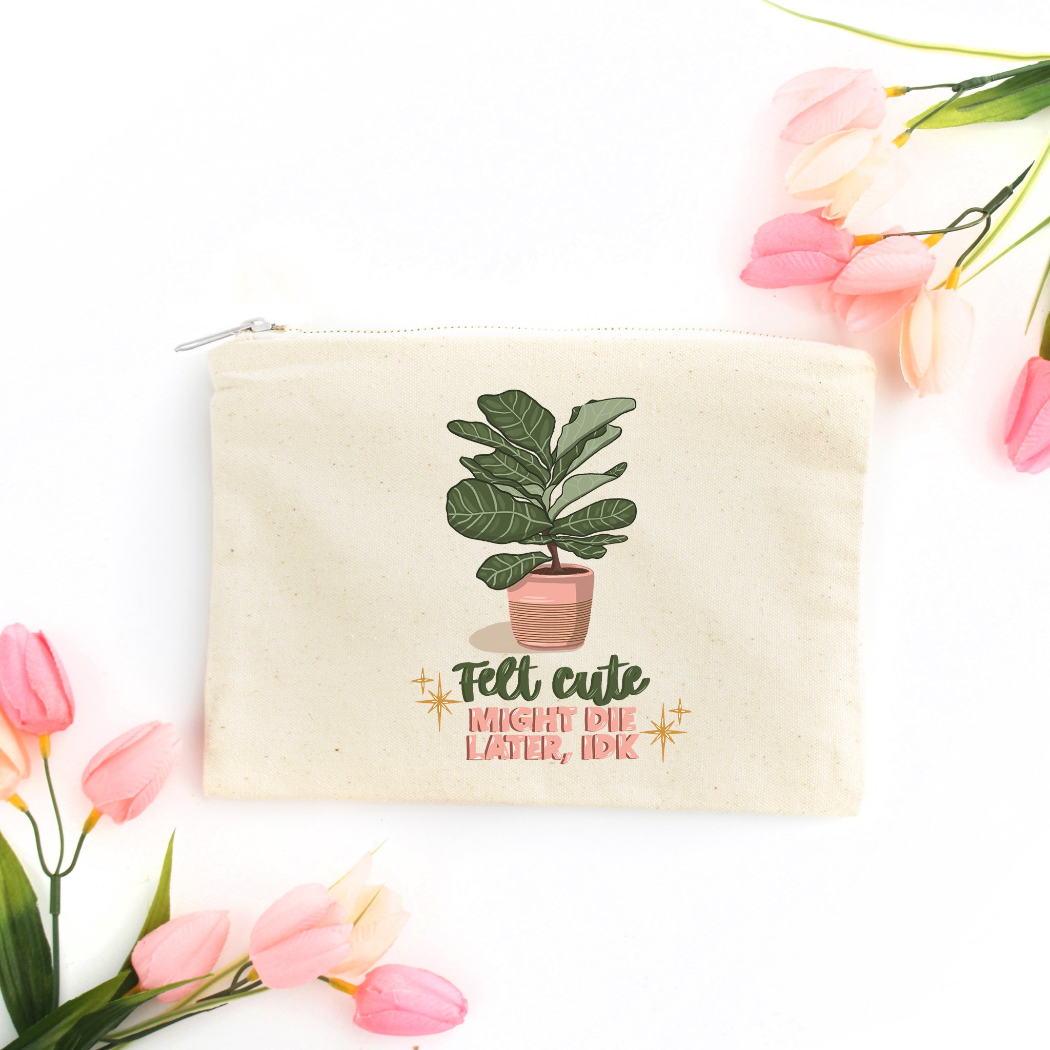 Plants Cosmetic Bag