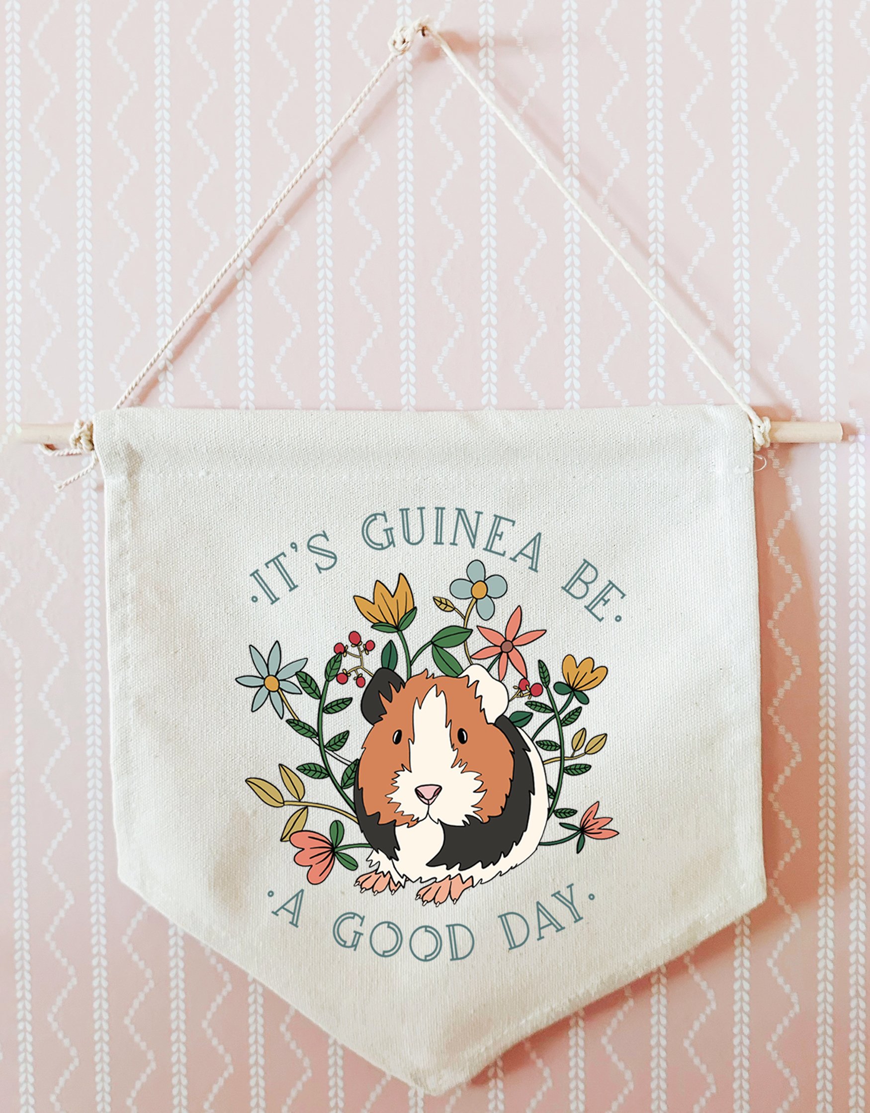 Guinea Be A Good Day Pennant Flag