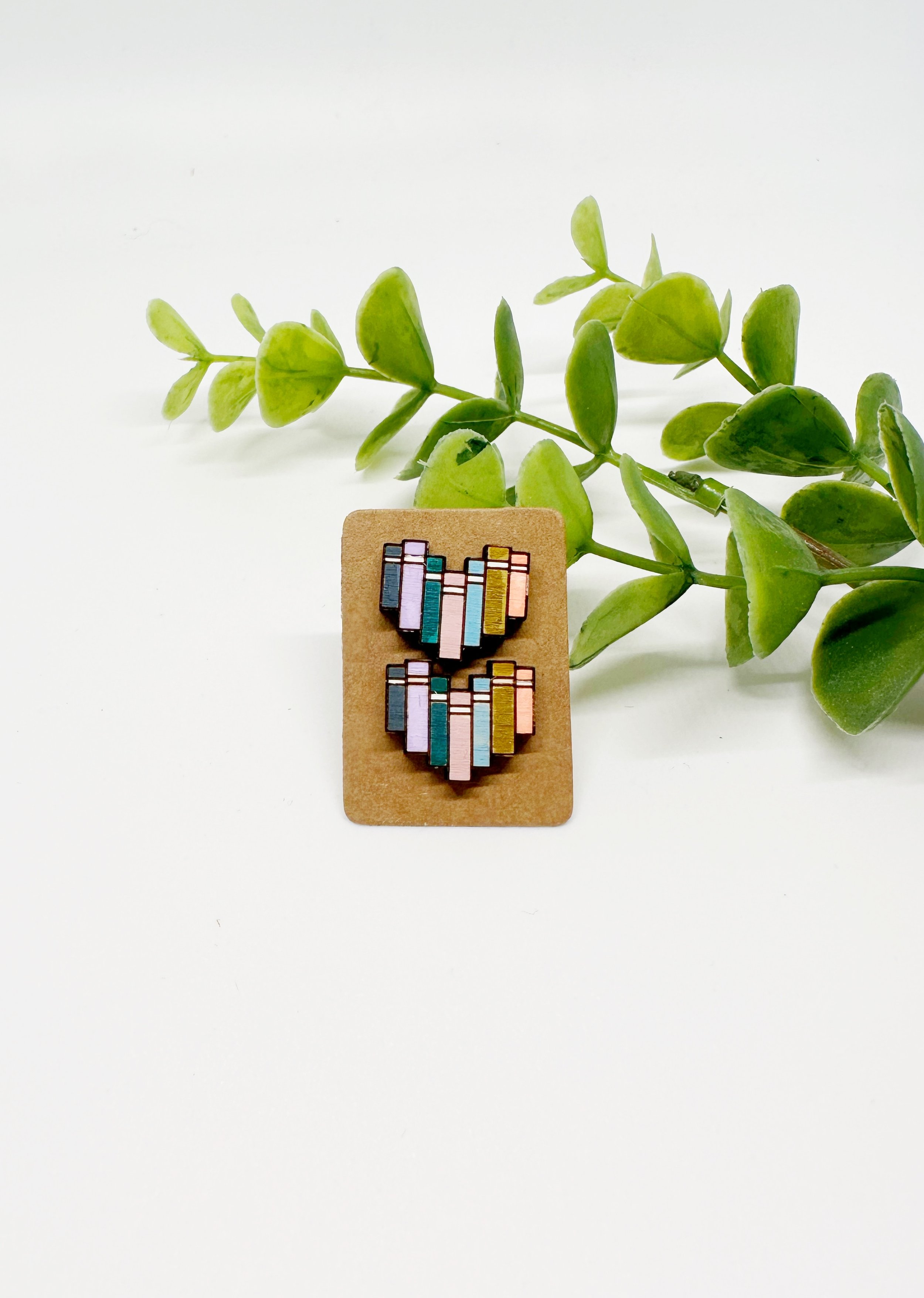 Book Stud Earrings