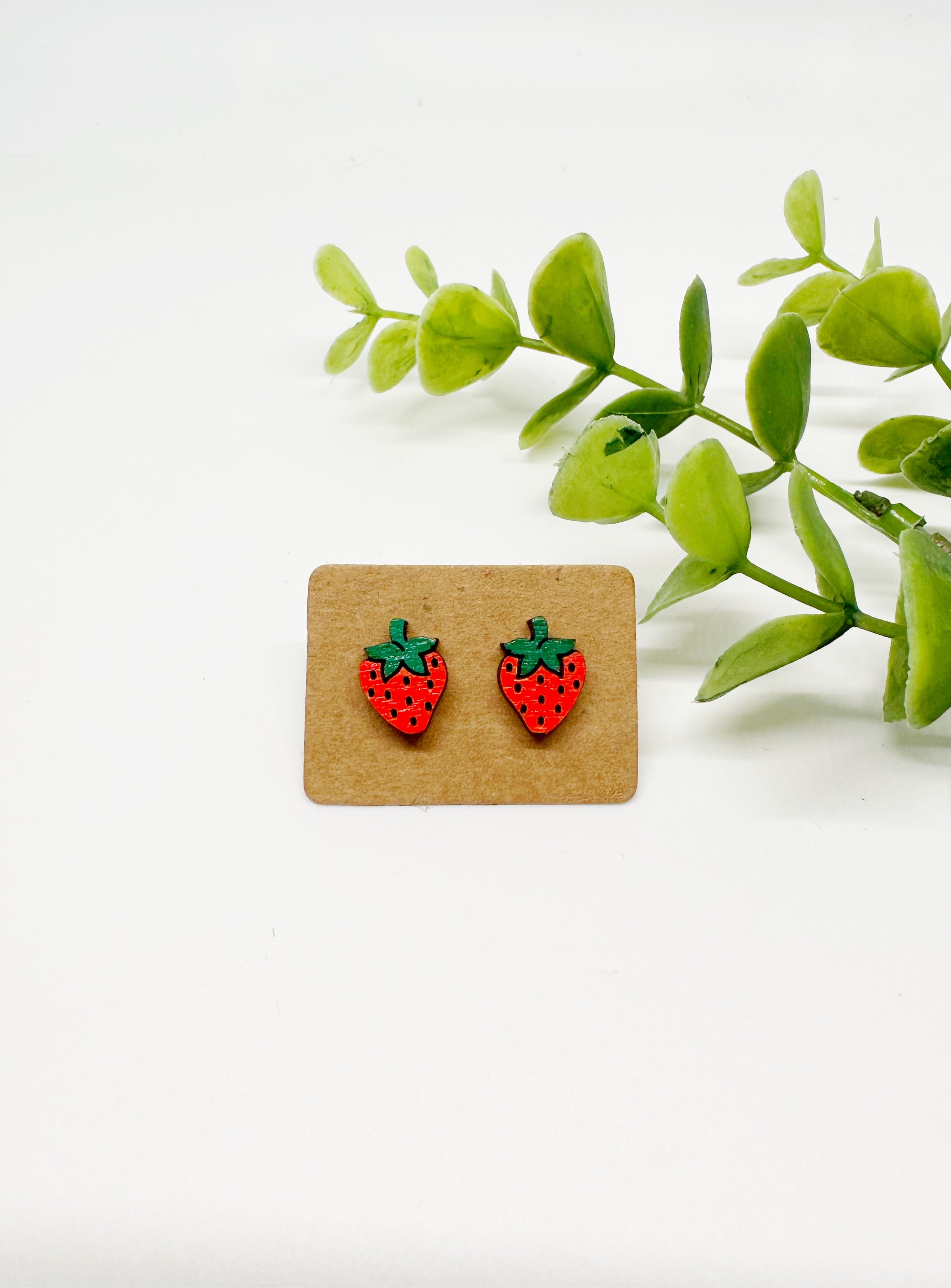 Strawberry Stud Earrings