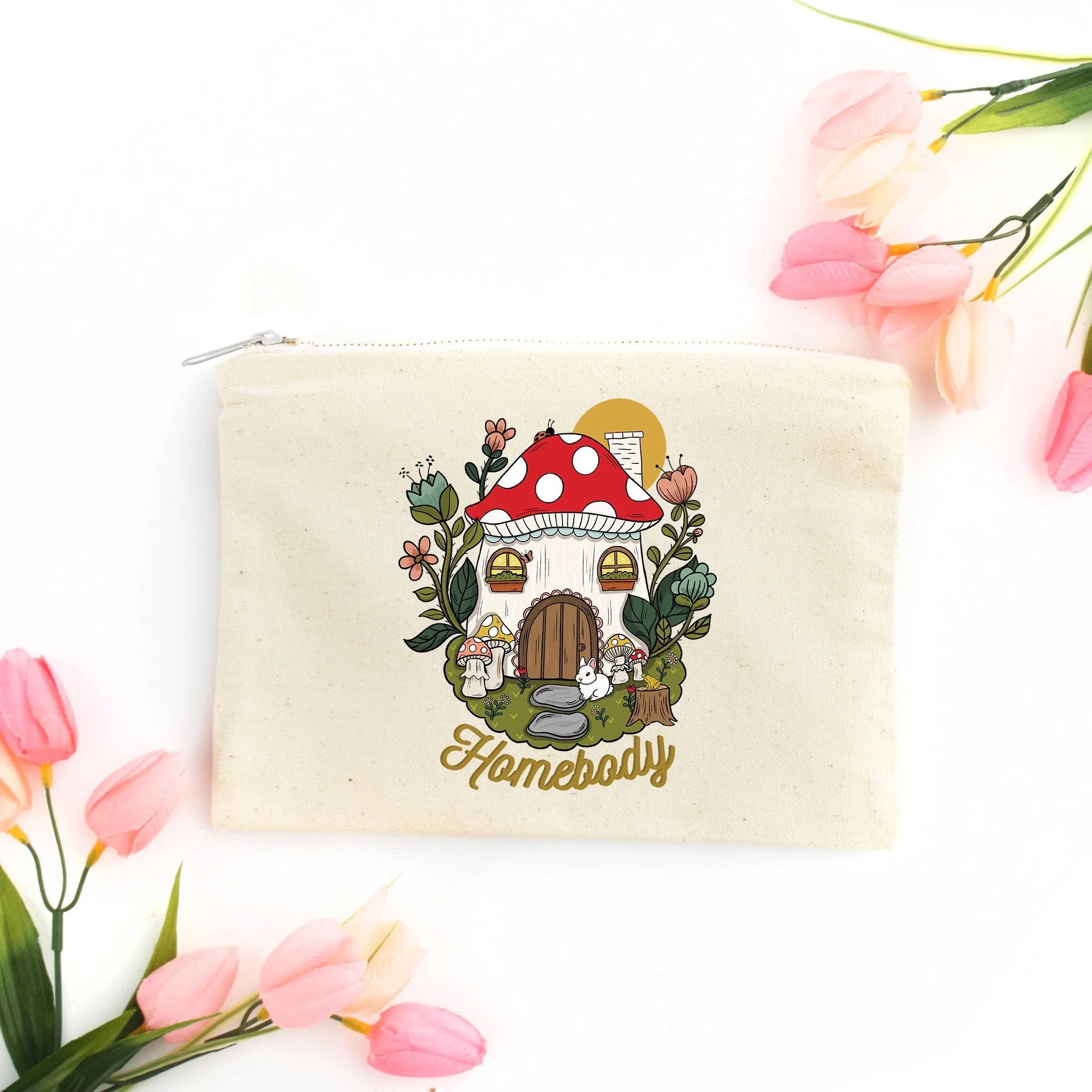 Mushroom Cosmetic Bag