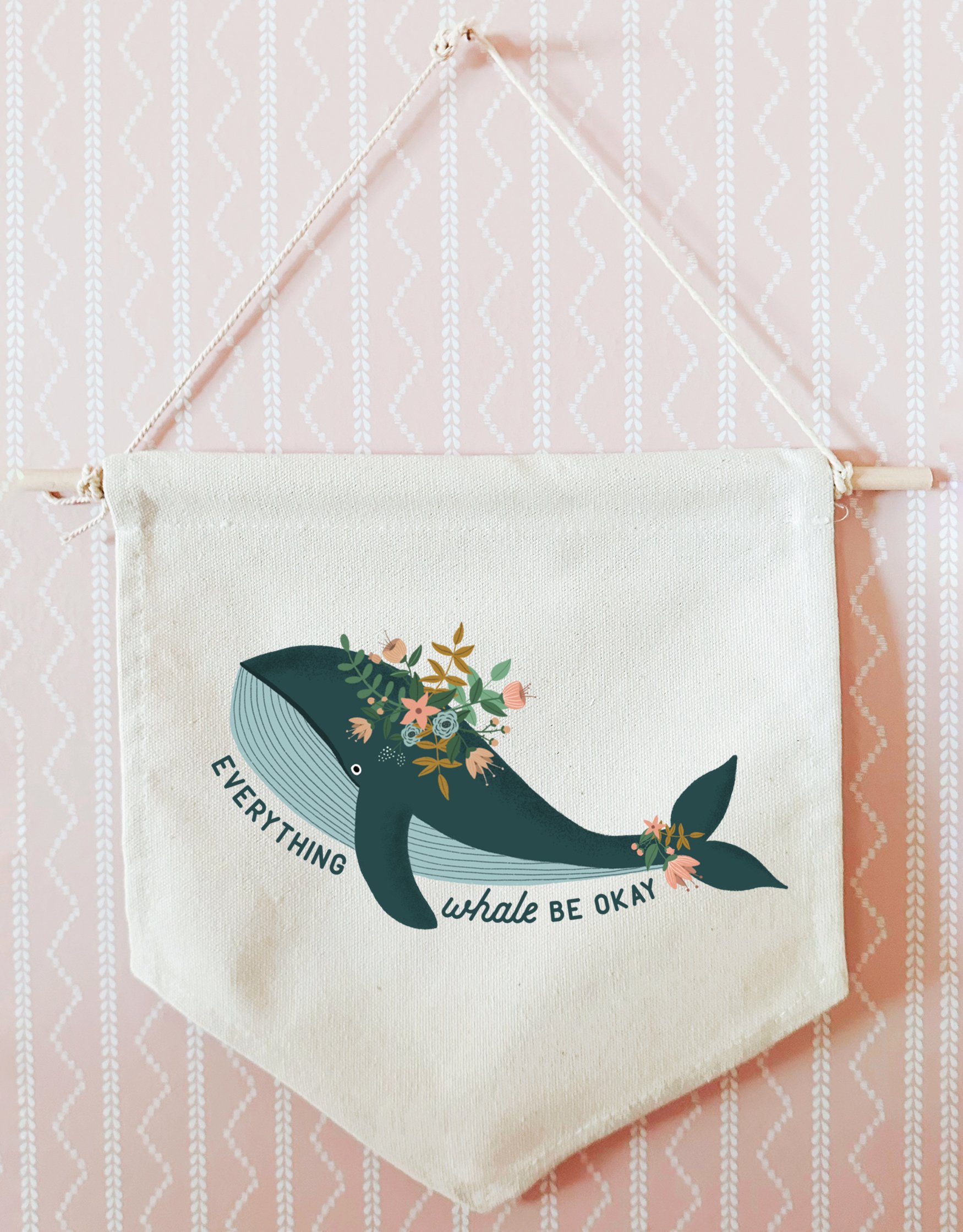 Whale Pennant Flag