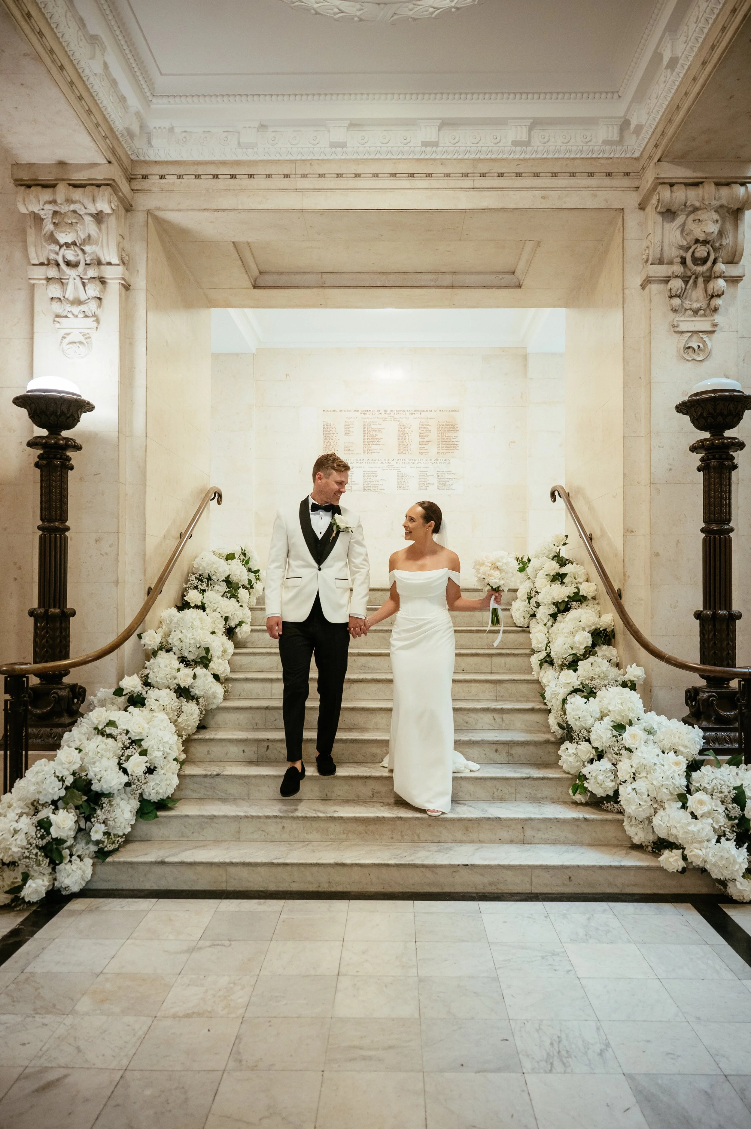 Old Marylebone Town Hall / Wagtail London Wedding by Lauren Braithwaite