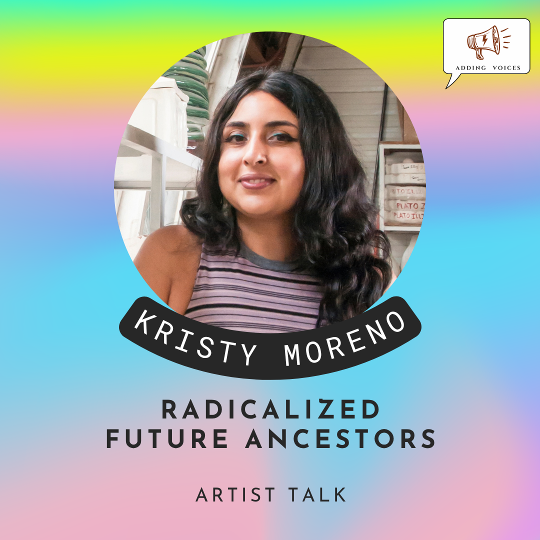 Kristy Moreno, she/her

Her work focuses on the imagined personas of radicalized future ancestors. The hand crafted ceramics are fictional characters often resembling feminine personalities paused in space and time. She examines the essence of these 