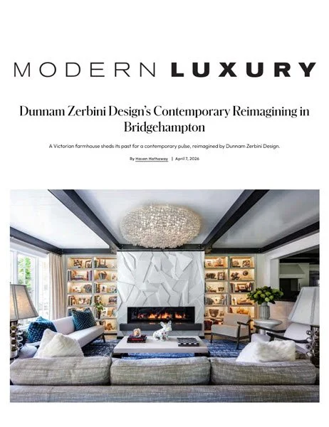 Online article of Bridgehampton Farmhouse on Modern Luxury