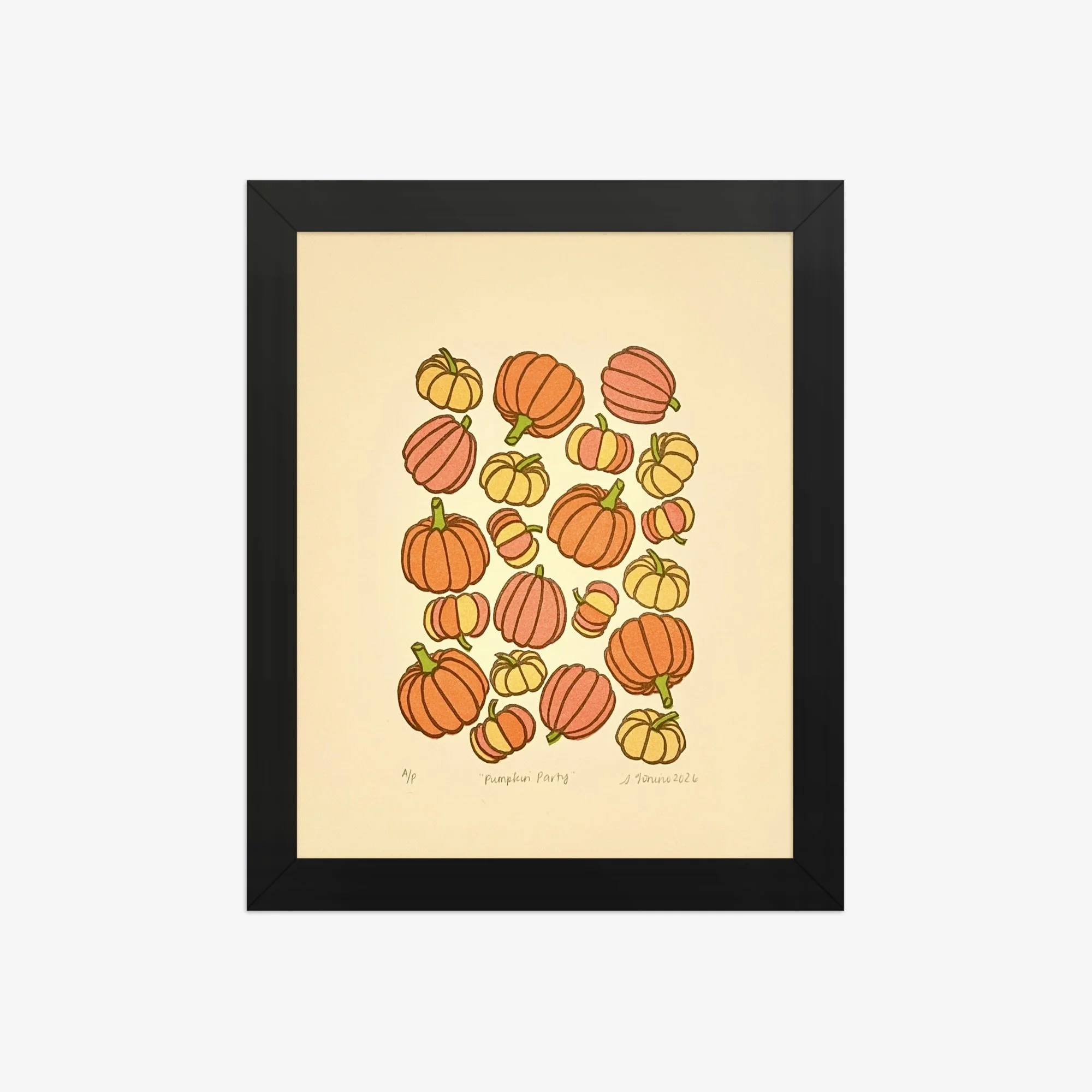 pumpkin party print framed.jpeg