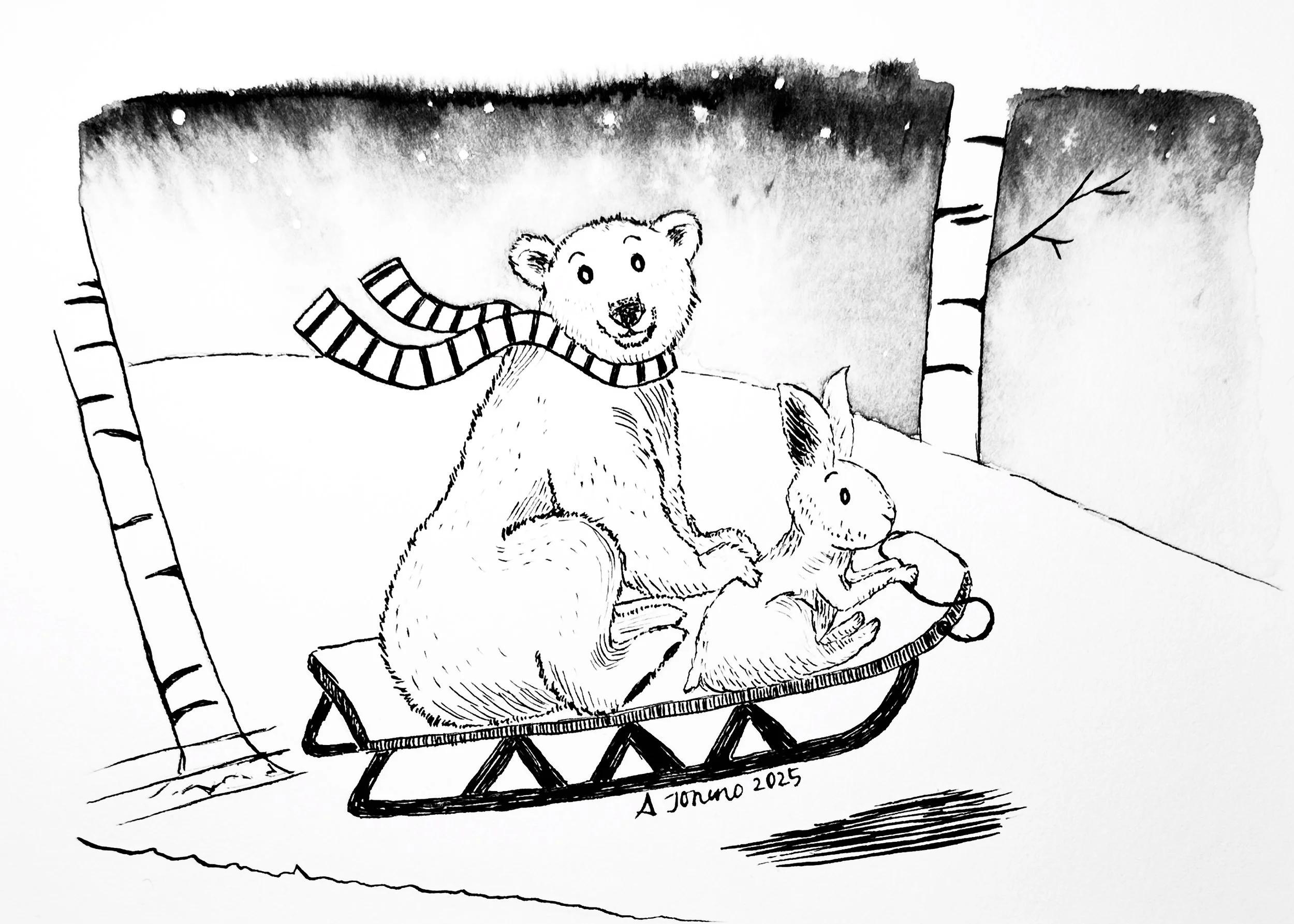 Inktober 2025 - Arctic - Day 19