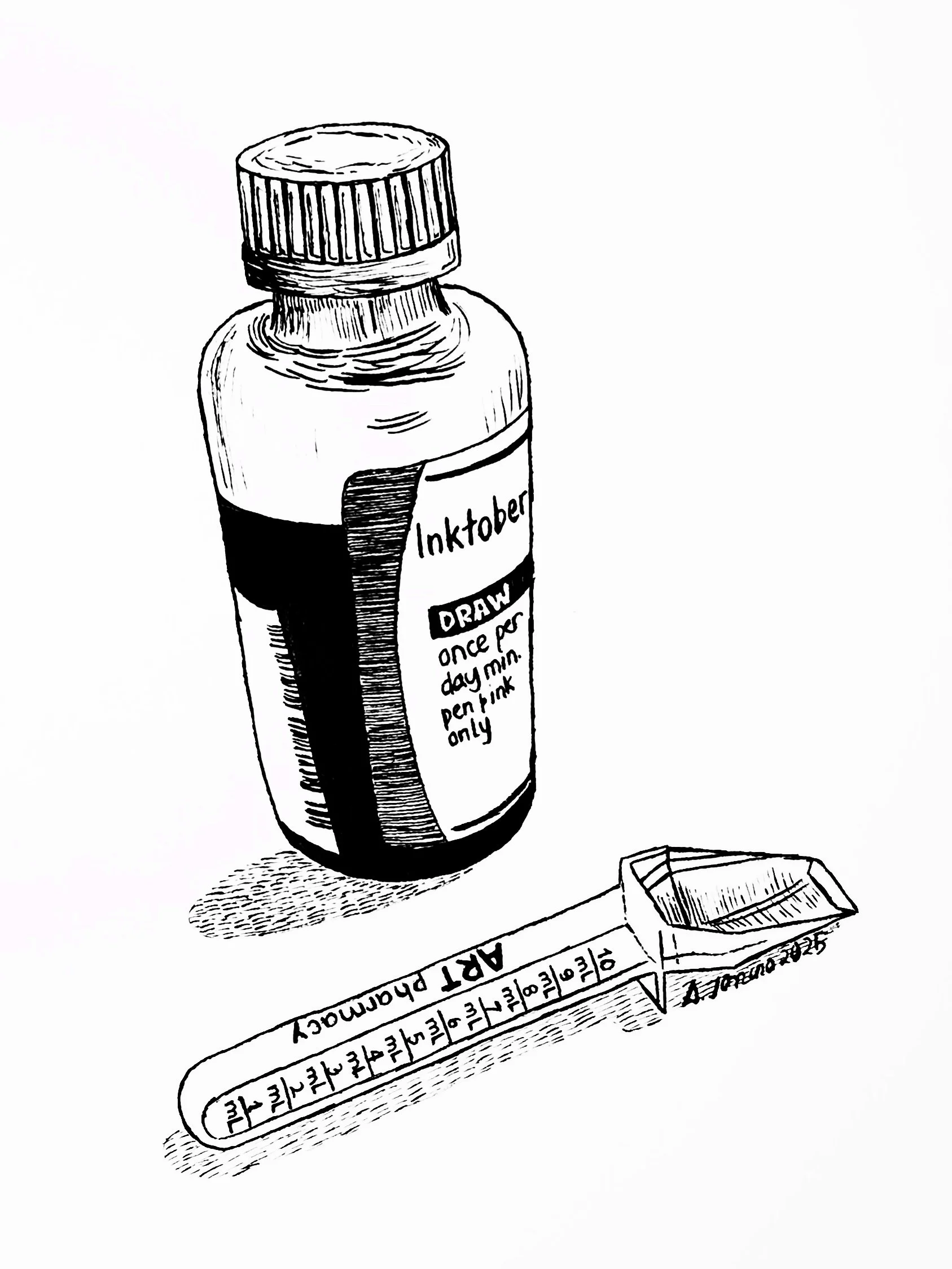 Inktober 2025 - Drink - Day 13