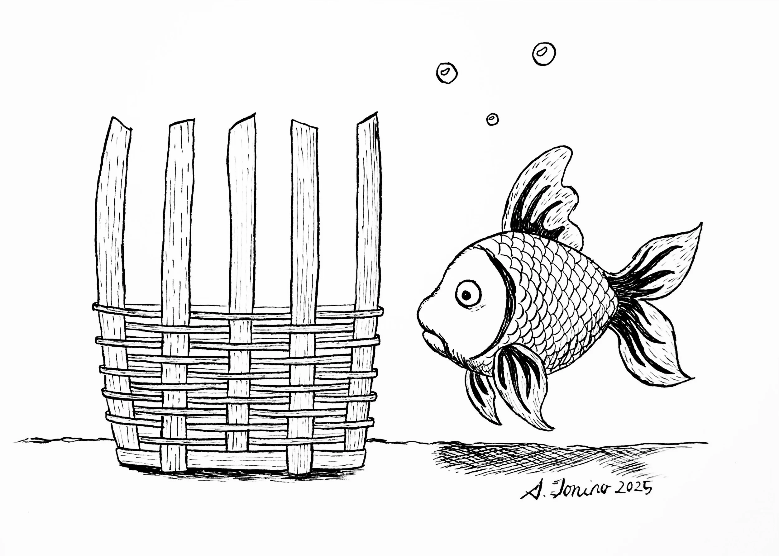 Inktober 2025 - Weave - Day 2