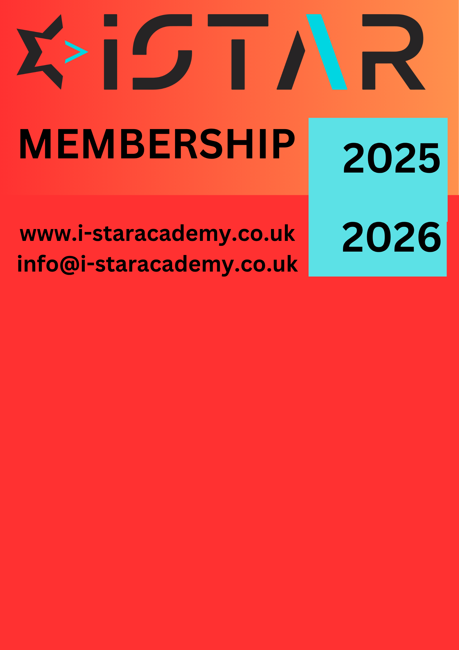 iSTAR Academy membership 2025 - 2026