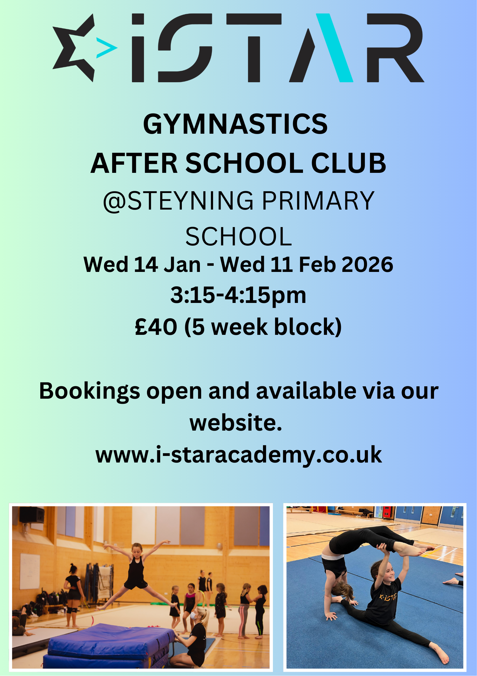 Steyning Primary After School Gymnastics Club
