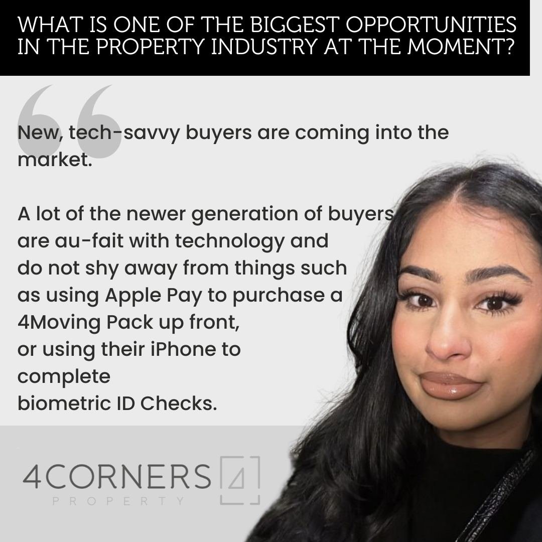 Nikhita Parmar is one of the Founders at 4Corners Property. A tech-focused property business based in Solihull, creating the fastest and most secure way to complete on house purchases.

How did you get into the industry?
I initially got into the indu