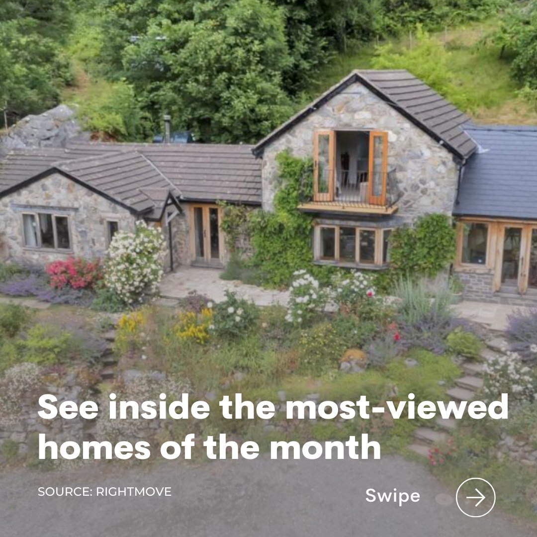 Sprawling estates and picturesque hideaways feature in the most-viewed homes in April. Homes in Wales, England and Scotland made the latest top five roundup, with a cottage in north Powys taking the top spot.

Property expert, Tim Bannister, says: &l