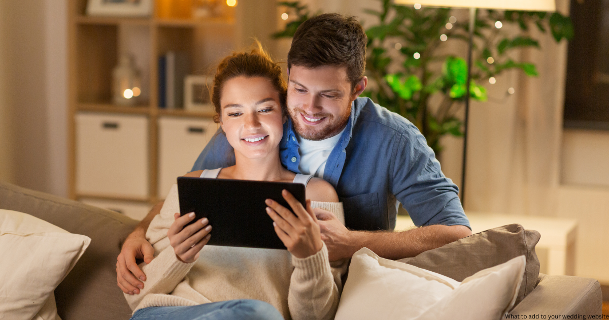 What to Add to Your Free Wedding Website
