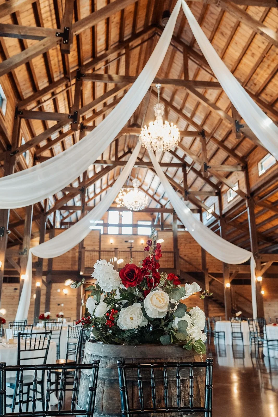 Winter wedding at a Cincinnati wedding venue