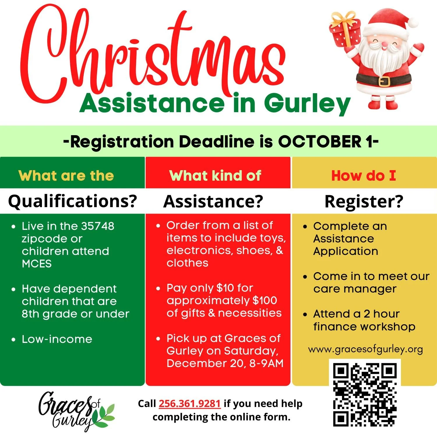 🎄 Summer is not over yet, but we&rsquo;re already preparing for Christmas Assistance 2025!
✨ Through this program, qualifying low-income families can purchase $100 worth of Christmas gifts for just $10.
✅ To apply, families must:
1️⃣ Submit an onlin