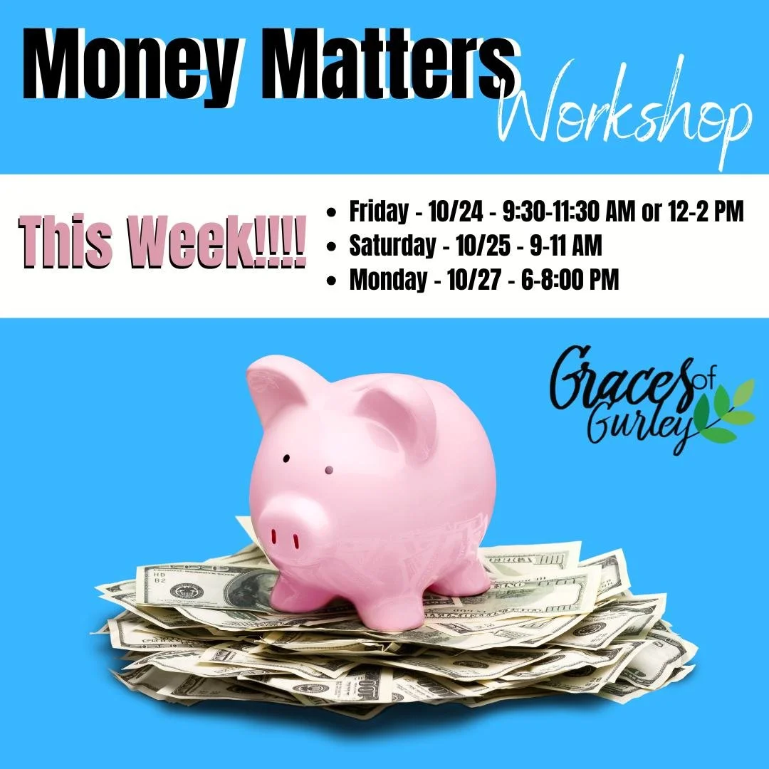 If you applied for Christmas assistance, don’t forget to attend our Money Matters Workshop this Friday, Saturday, or Monday!
Food will be provided — and you’re sure to learn something helpful to strengthen your financial journey.
We