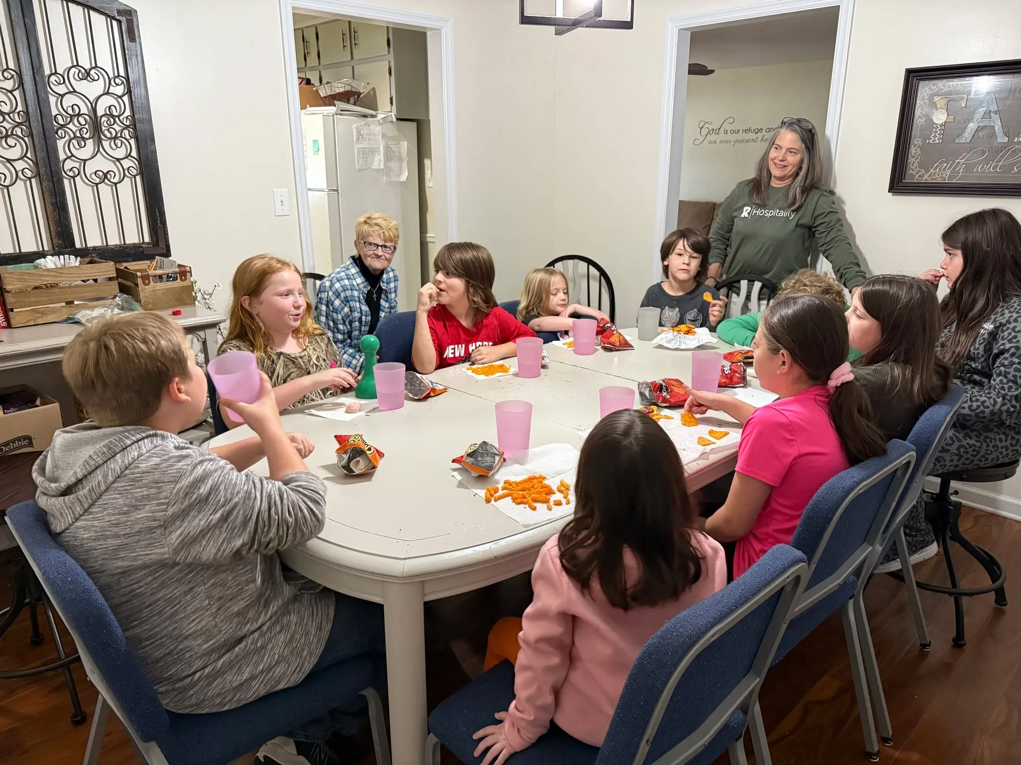 Table talk time is the best!