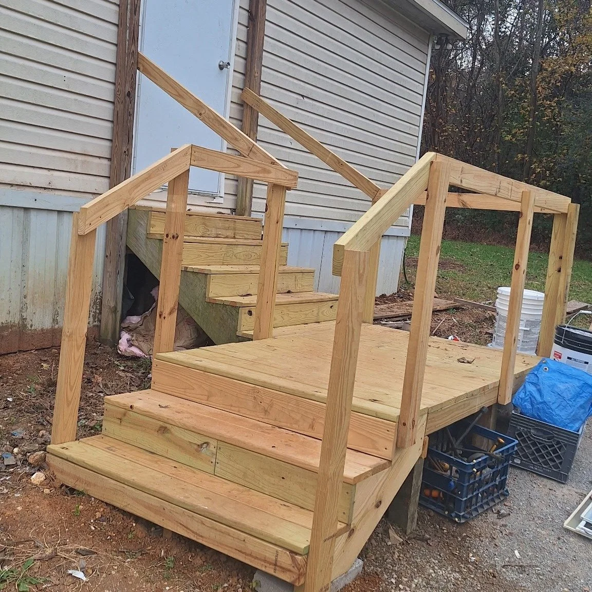 More to the story&hellip; Giving Thanks!
If you're following our Thanksgiving story, here&rsquo;s another HUGE shout-out!
A heartfelt thank you to Dusty Gipson for coordinating with City Lumber to donate the wood needed for subfloor repairs and for i