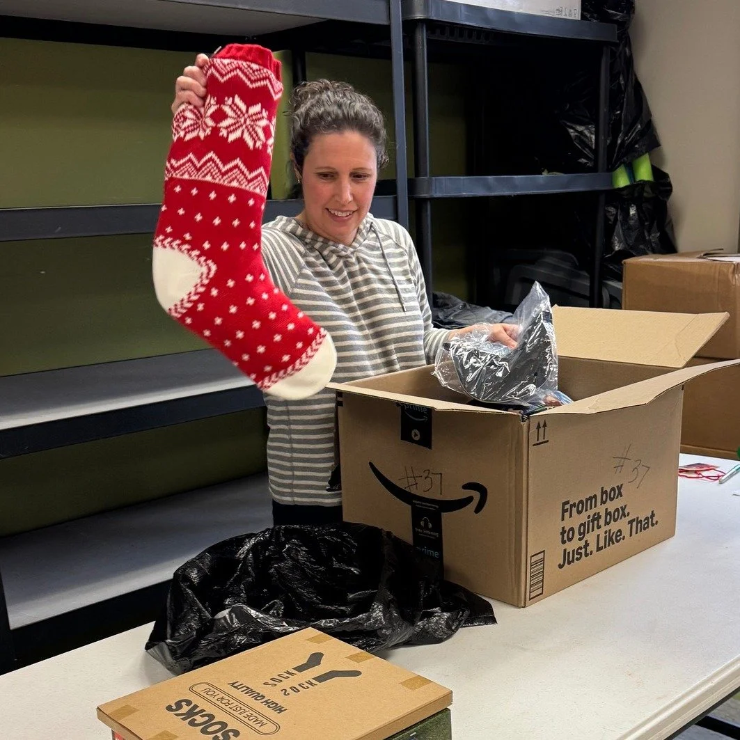 Our Christmas elves have worked diligently this week preparing for families to receive Christmas gifts for their children. Each donation is thoroughly gone through and repackaged with toys, clothing items, and a stocking. We're so thankful for all of