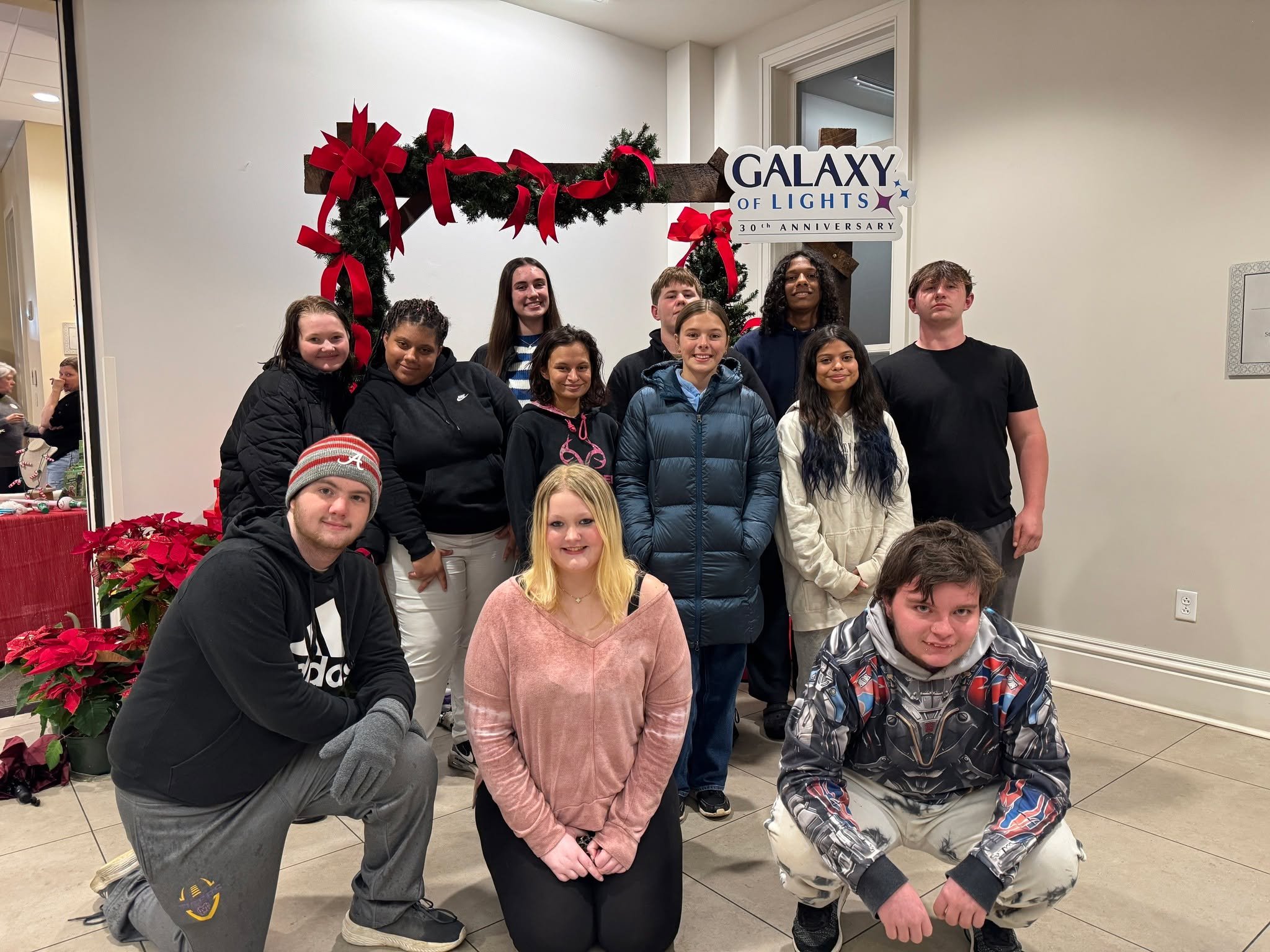 The Botanical Gardens walking tour did not disappoint! As the rain started falling on our way to town, I asked our Jacob&rsquo;s Ladder seniors if they still wanted to go and, of course, they ALL said YES. So we bundled up, braved the cold and the ra