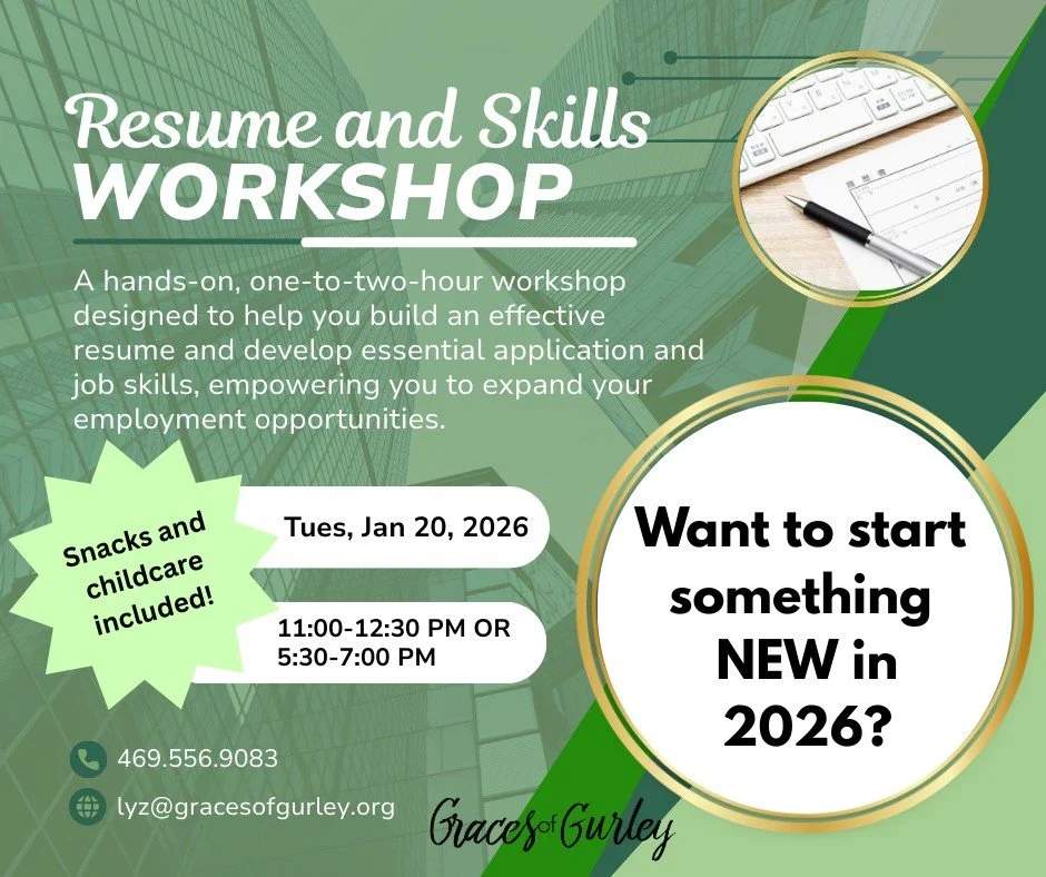 Ready to take charge of 2026? This is your moment.
If you&rsquo;ve been feeling stuck, overlooked, underpaid, or unsure how to take the next step&mdash;this FREE Resume &amp; Skill-Building Workshop is for you.Too many capable people are working hard