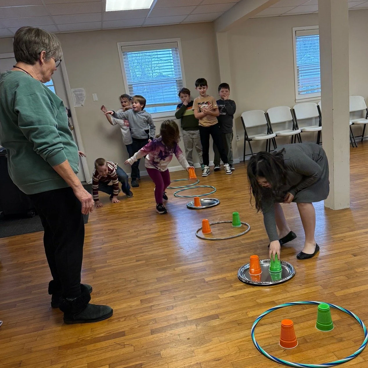 More Jacob's Ladder shenanigans with some of our littles.