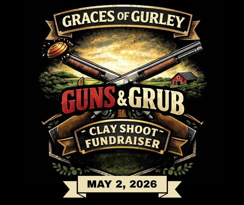 VALENTINE GIFT IDEA for your man...
Hunting season may be over, but we&rsquo;ve got the perfect Valentine&rsquo;s gift for the guy who loves to shoot guns and eat great food!
Sign him up for our 1st Annual Guns &amp; Grub Clay Shoot Fundraiser on May