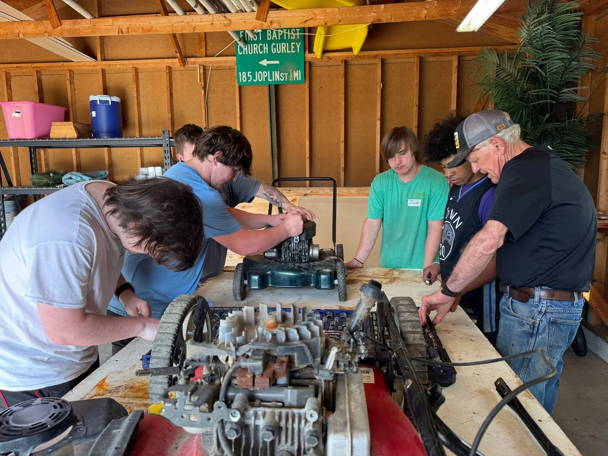 VOLUNTEER APPRECIATION MONTH 🔧
Our life skills classes have been so popular that we&rsquo;ve decided to expand them!
This month, our Jacob&rsquo;s Ladder boys are learning hands-on skills from a local business owner, grandfather, and Christ follower