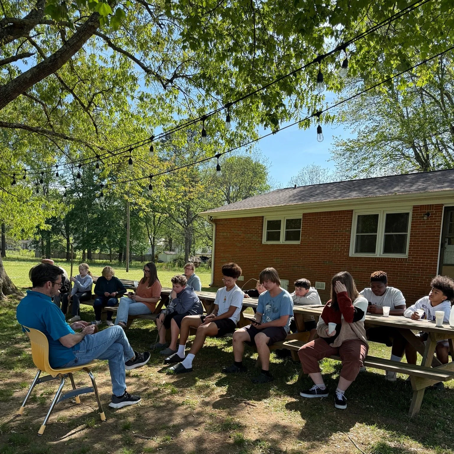 VOLUNTEER APPRECIATION MONTH!
For the past six years, Ben Winslett has faithfully shown up every Wednesday to teach God&rsquo;s Word to our Jacob&rsquo;s Ladder Jr. students.
He has been a steady light in the lives of these kids, consistently sharing