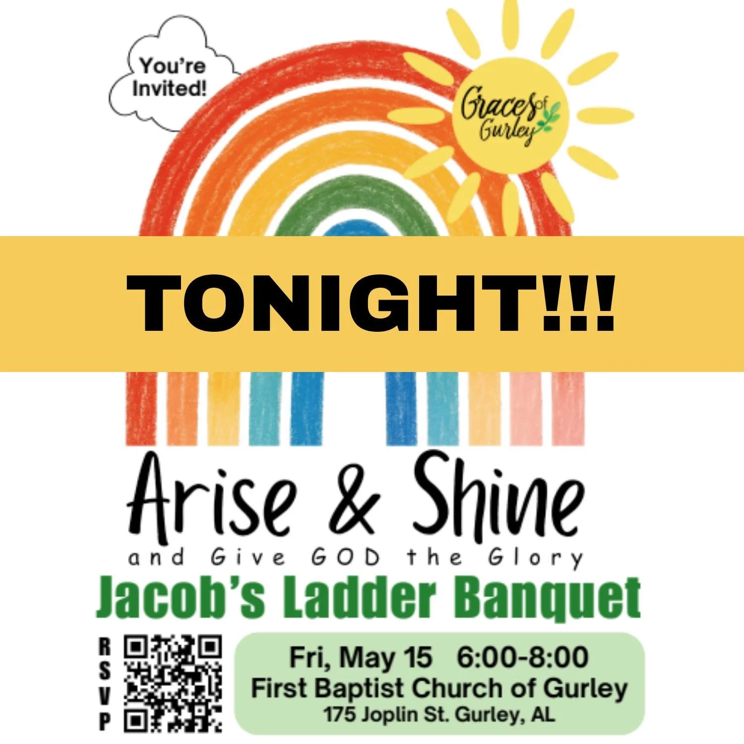 We are looking forward to celebrating our Jacob's Ladder families - TONIGHT, 6PM!!!