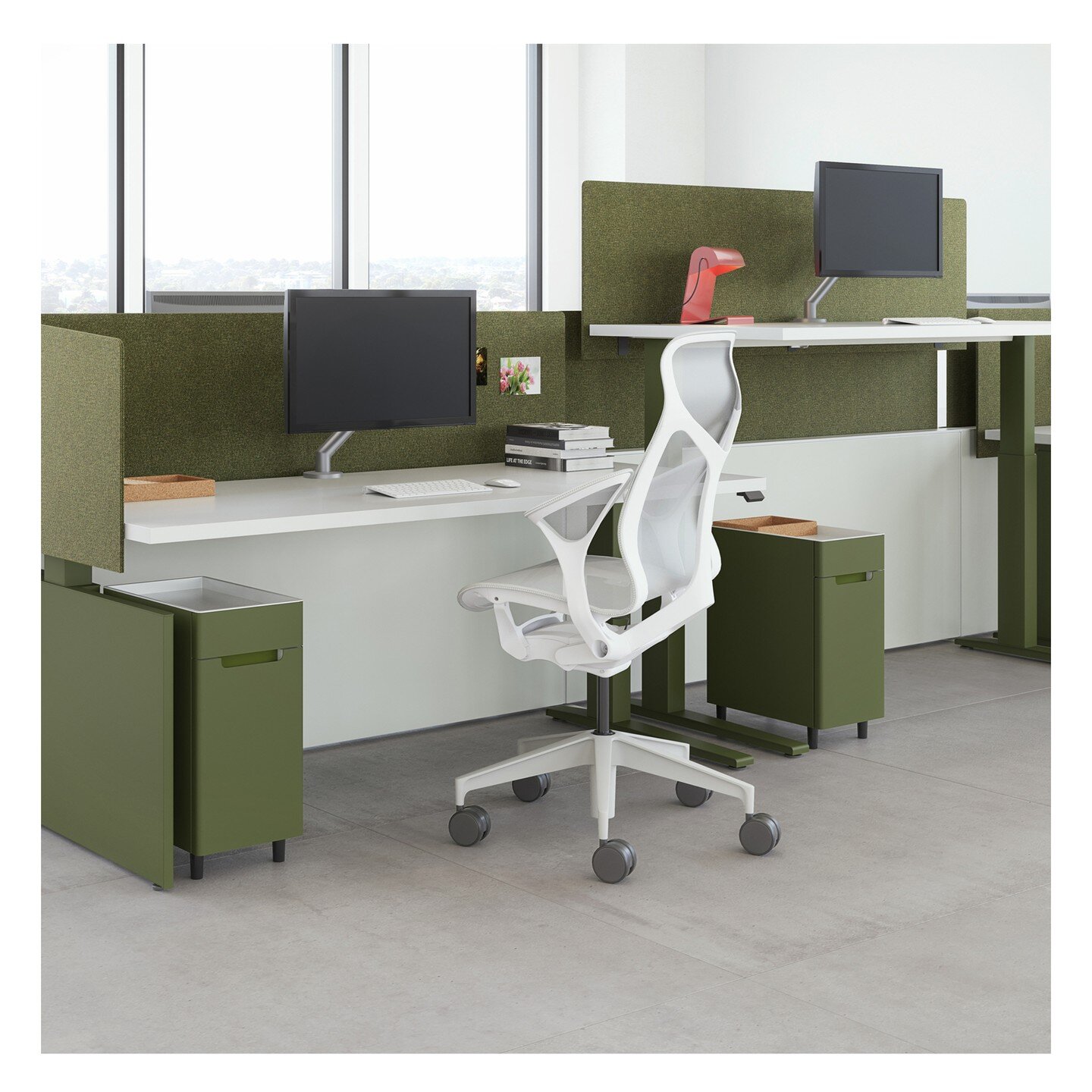 Make your sit-to-stand desk experience even better with Ambit Workspace Solutions&mdash;a comprehensive portfolio of components and&nbsp;accessories that enrich Herman Miller&rsquo;s existing height-adjustable table product lines and&nbsp;elevates&nb