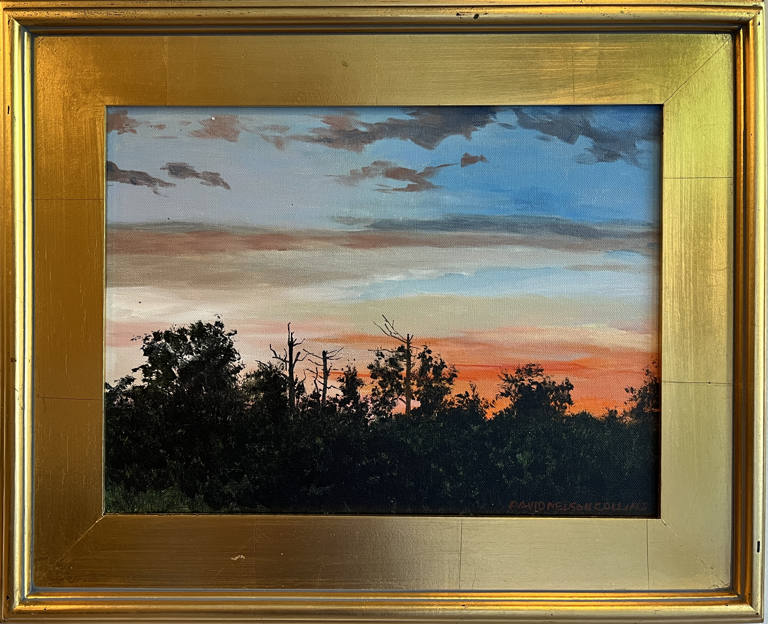 david nelson collins sunrise at moses cone overlook open acrylic.png