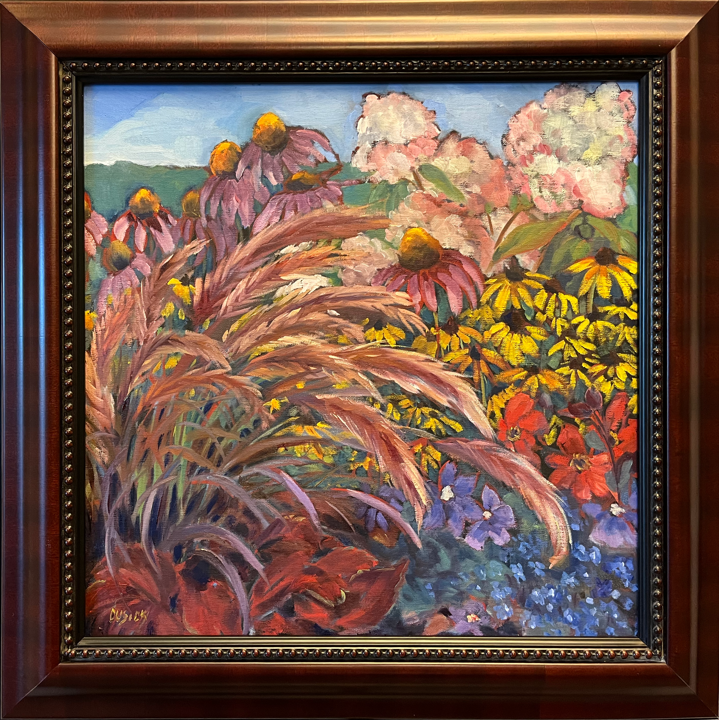 Lori Cusick A Gardener's Gift oil on linen canvas.png