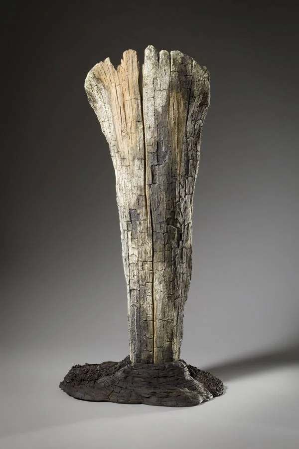  Eric Serritella,  Igneous , 2019, ceramic, 29.9 x 15.9 x 12.9 in. On loan from the artist studio. Photo: Jason Dowdle 