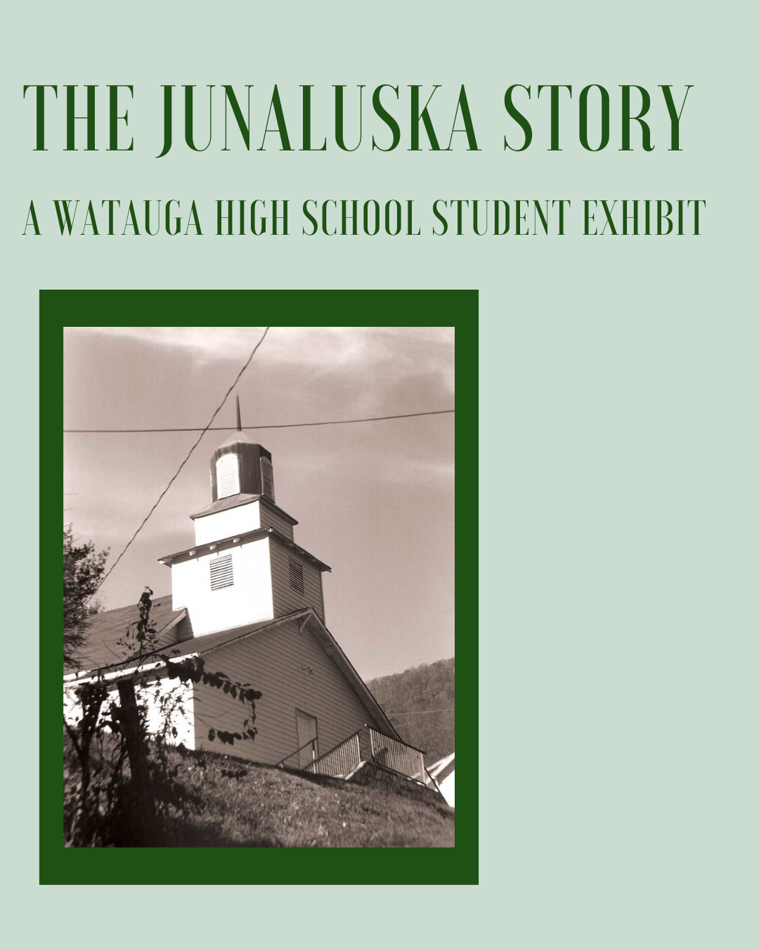 The Junaluska Story Exhibition Reception