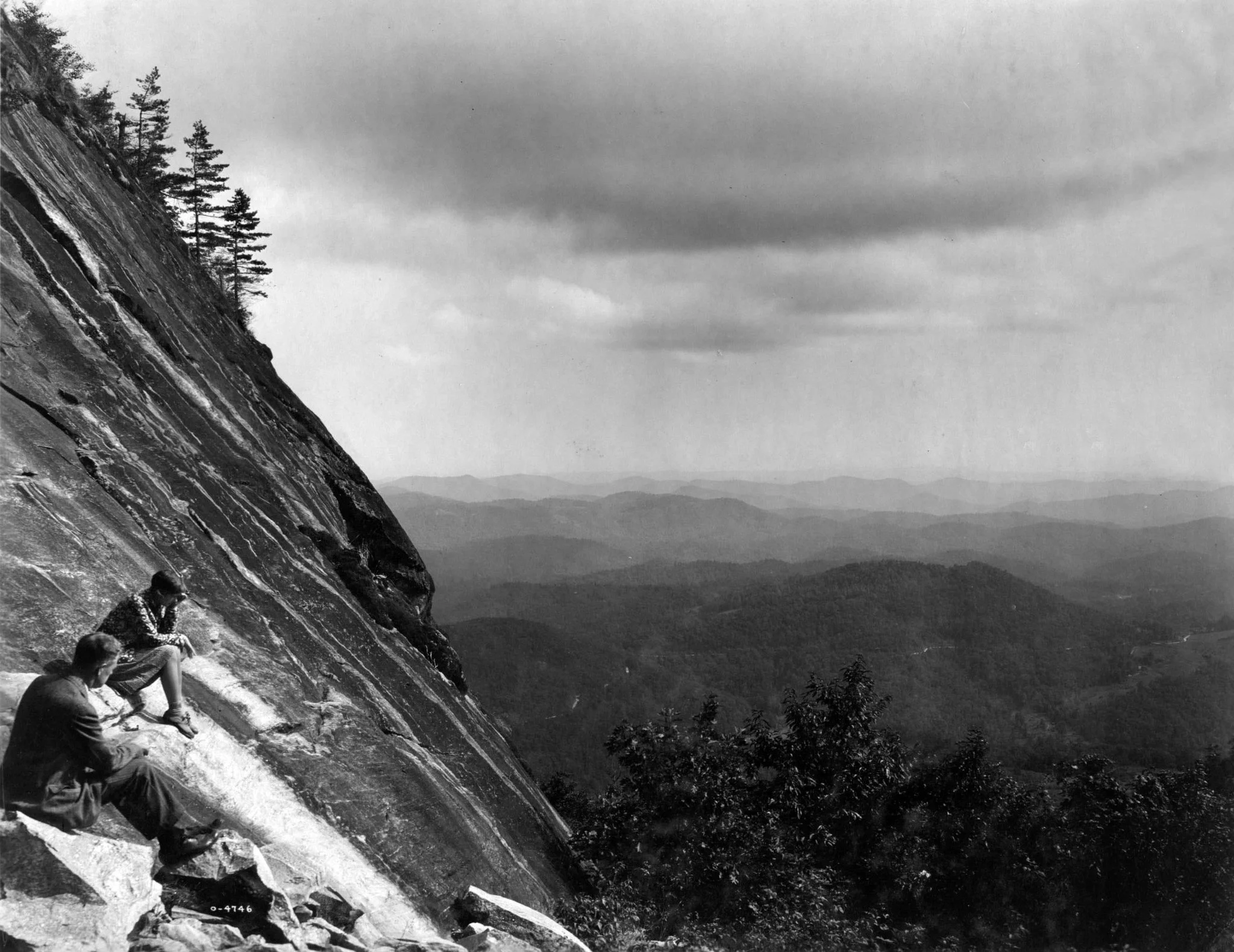  George Masa (1881-1933),  Satulah Cliffs, south side , undated. Photo: Courtesy of the Highlands Historical Society.  